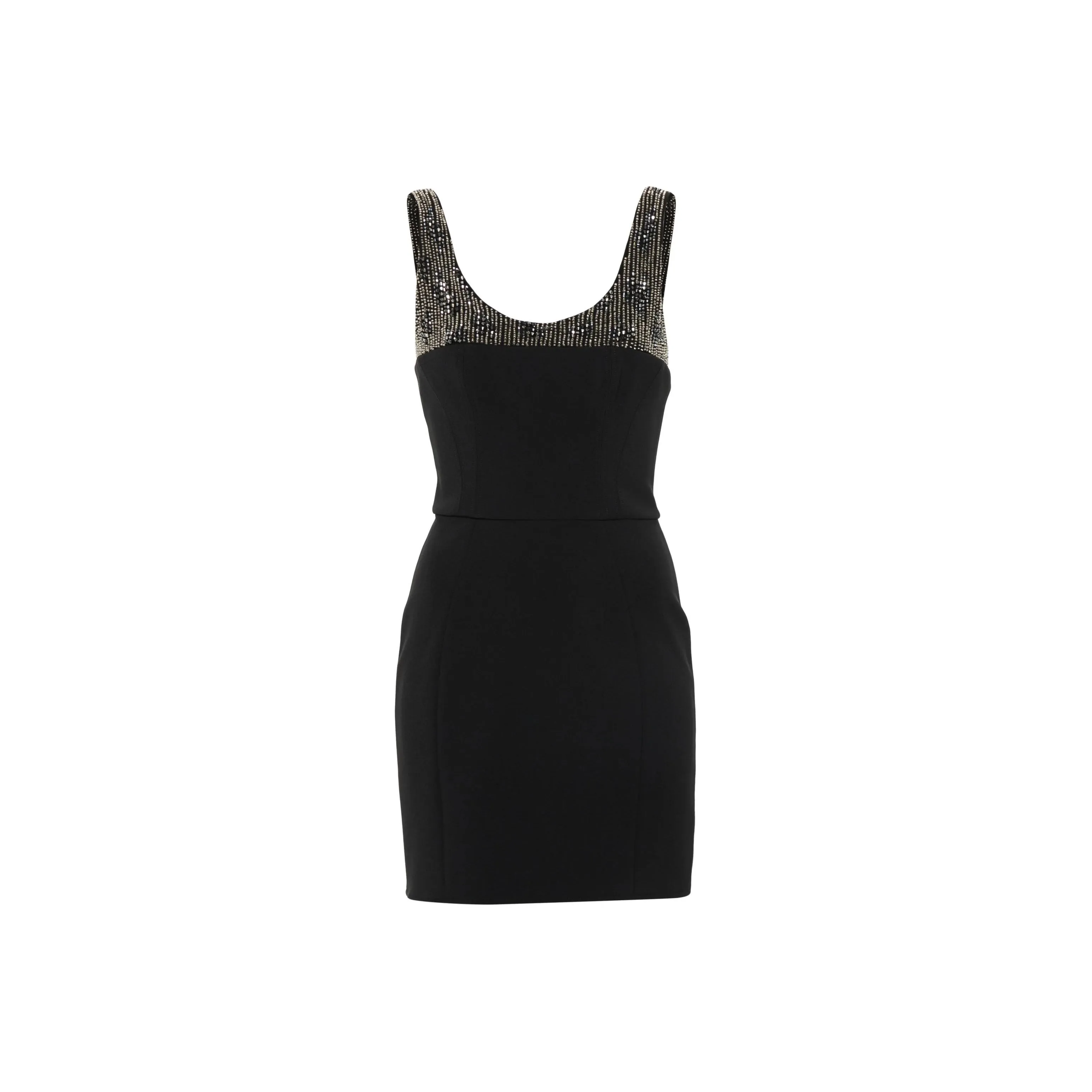 Elisabetta Franchi Embellished Sleeveless Mini Dress