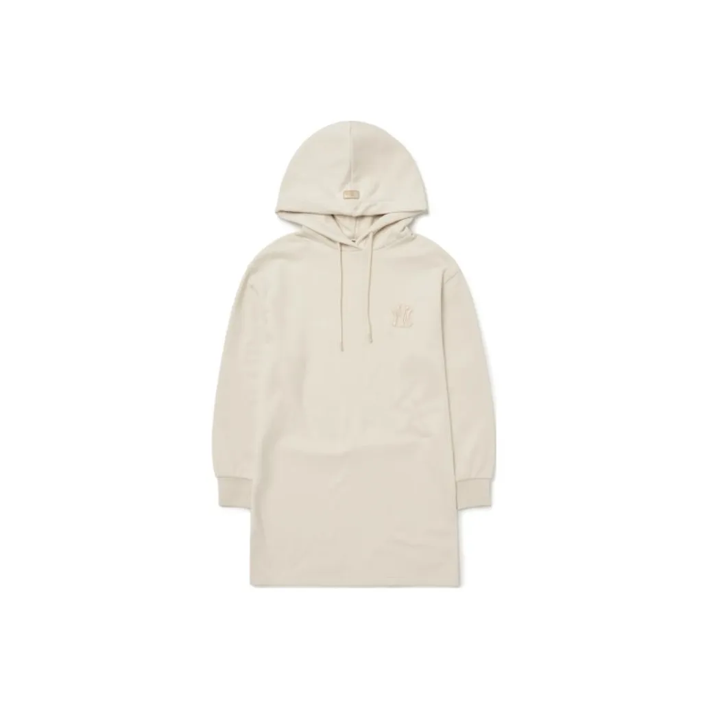 MLB Нью-Йорк Янкис Крем Женские Длинные Рукава Платья