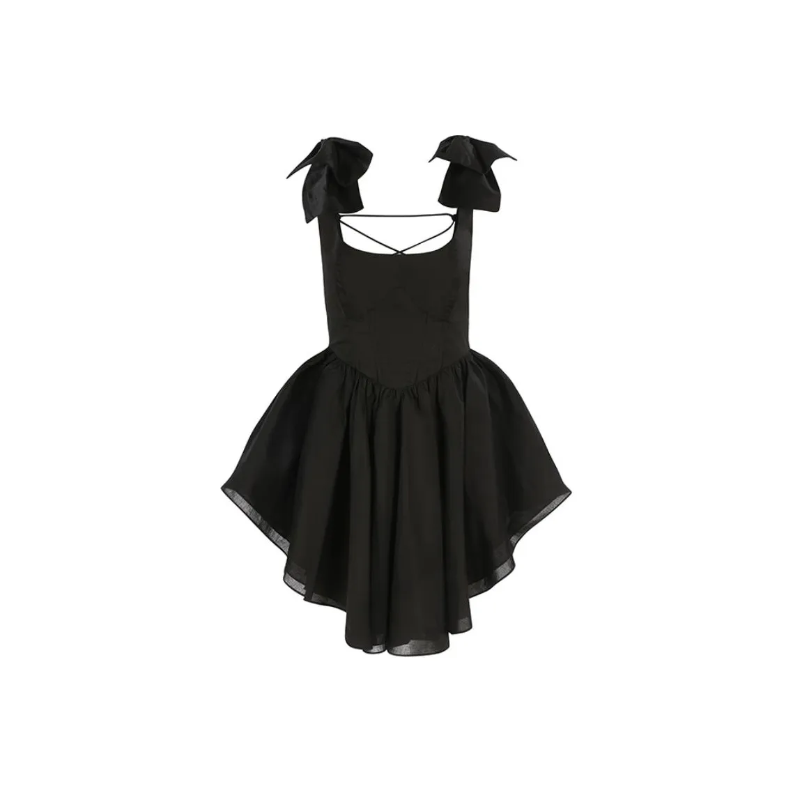 Selkie Collection SS24 Slip Dress Women's Black