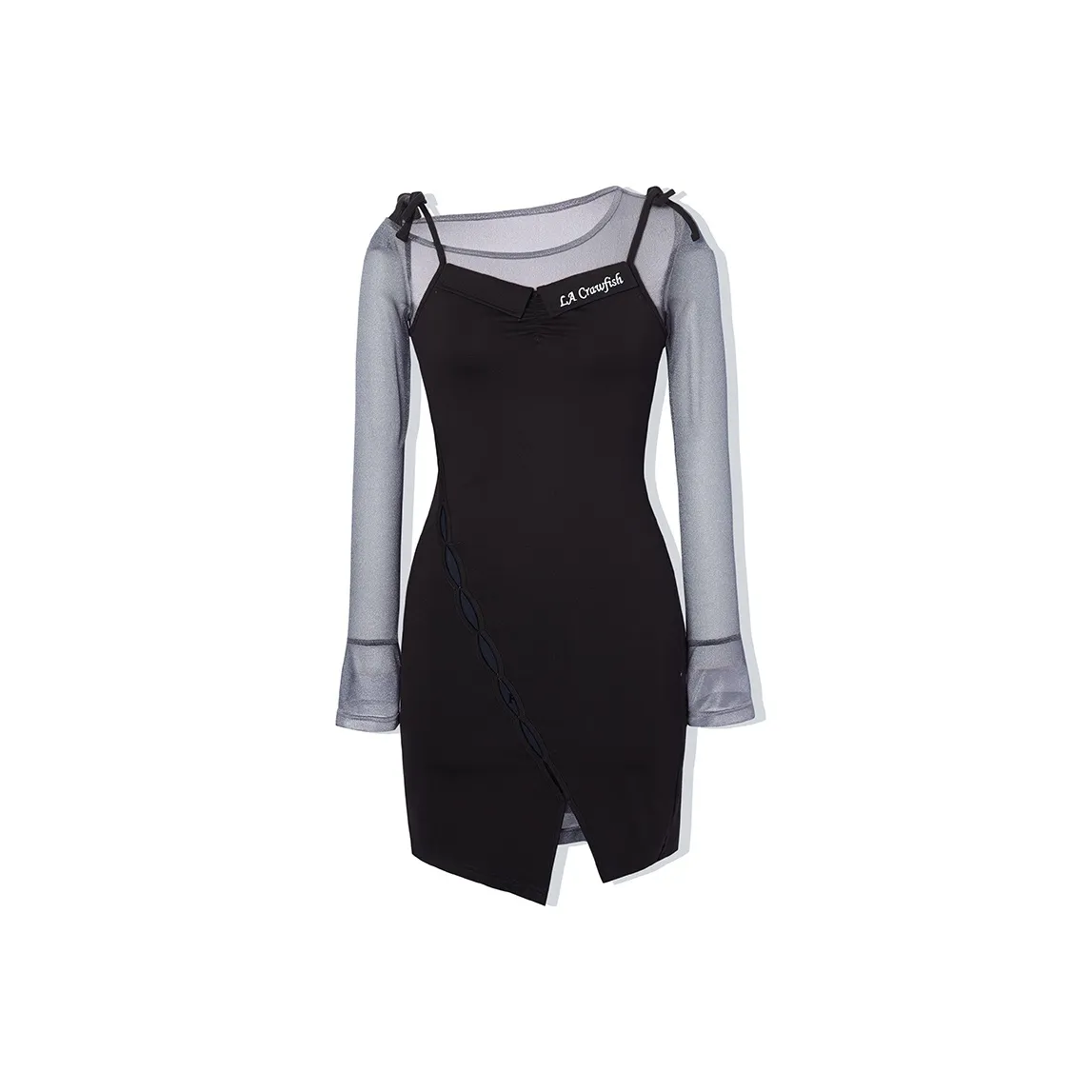 LA CRAWFISH Женские Платья с Длинным Рукавом