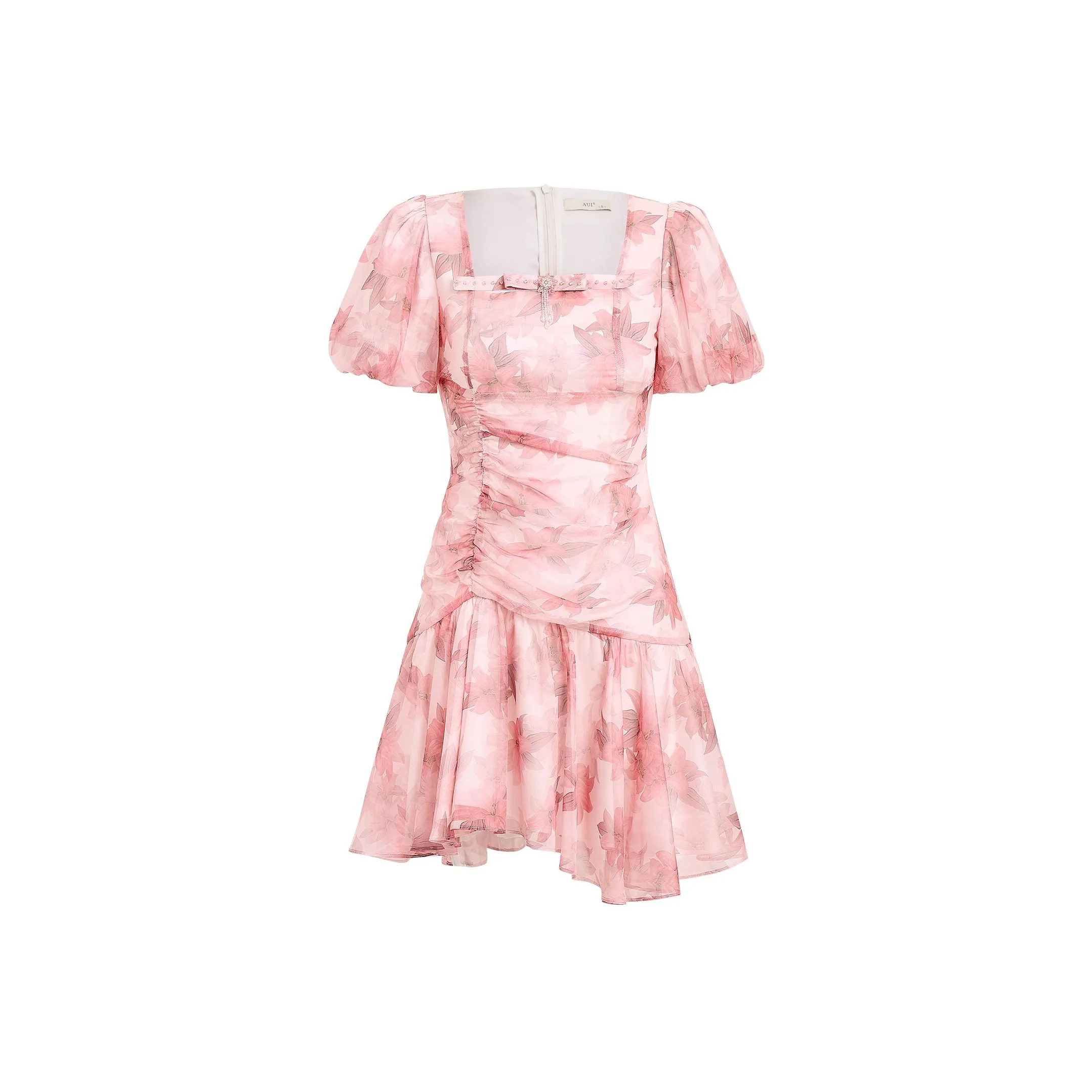 AUI Short Sleeved Dress Women's Pink