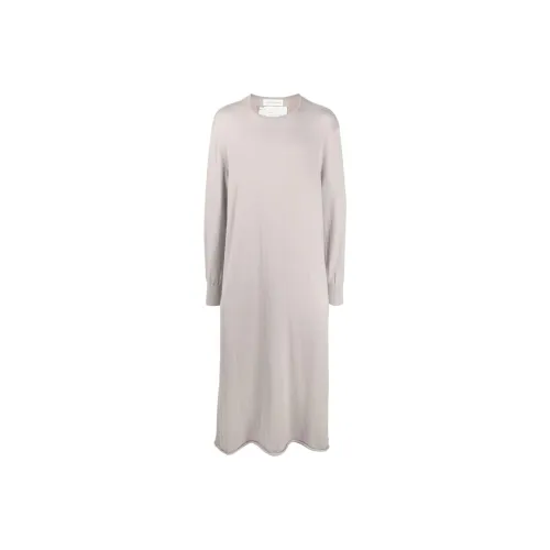 Extreme Cashmere Холодный серый Женские Длинные Платья с Рукавами