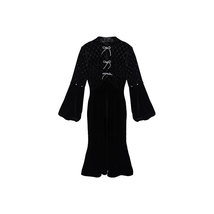 JINYE ORIENTAL Повседневный Длинный Юбка Женские Черный