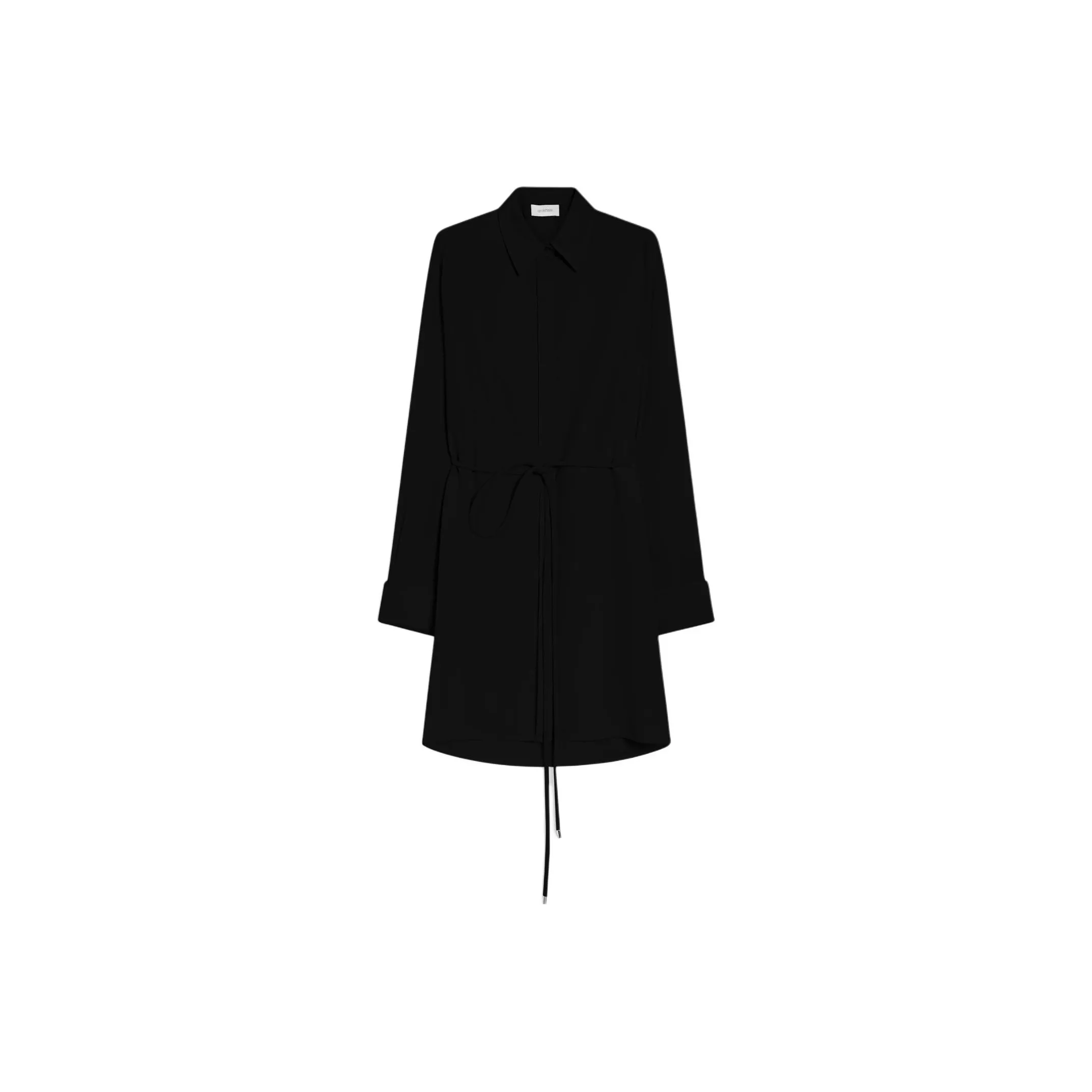 SportMax Eolie Oversized Tied Waist Long Sleeved Dress