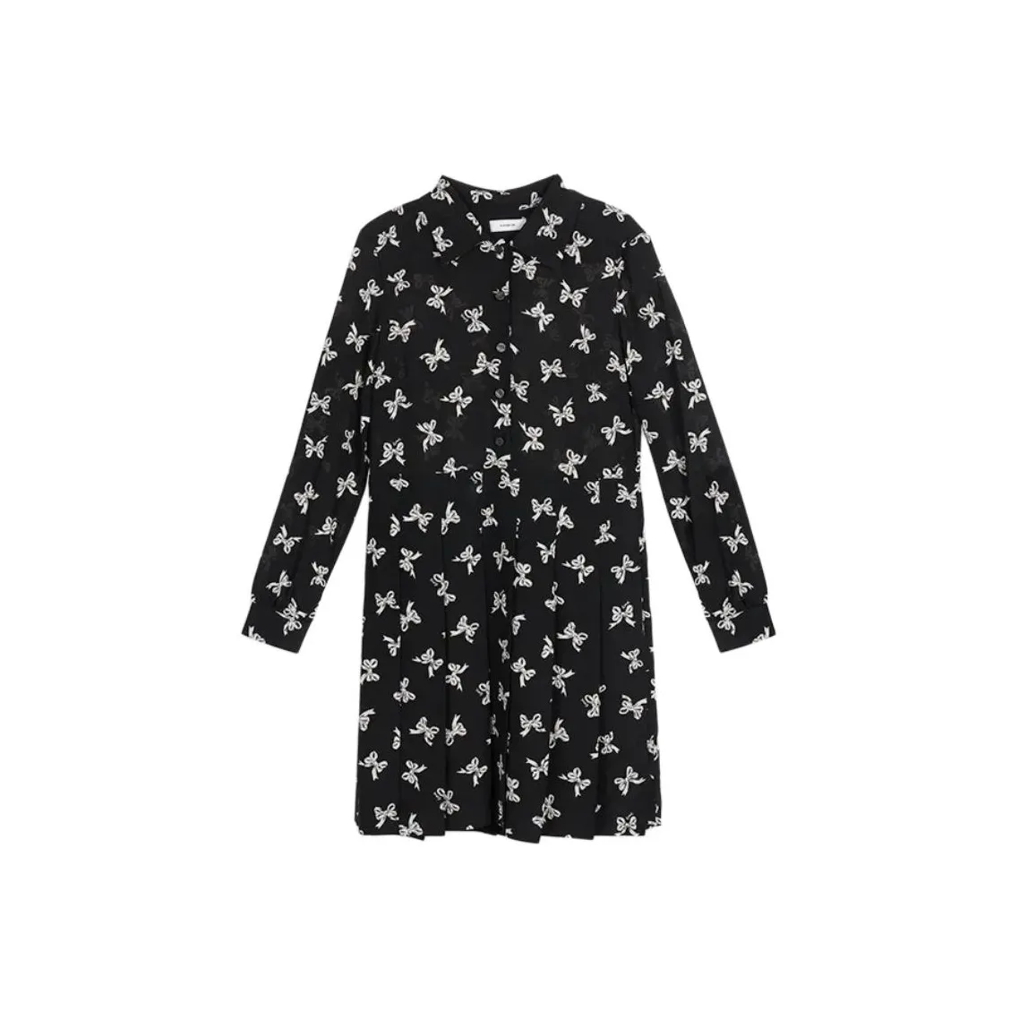 COACH SS24 Long Sleeved Dress Women's Mixed Black