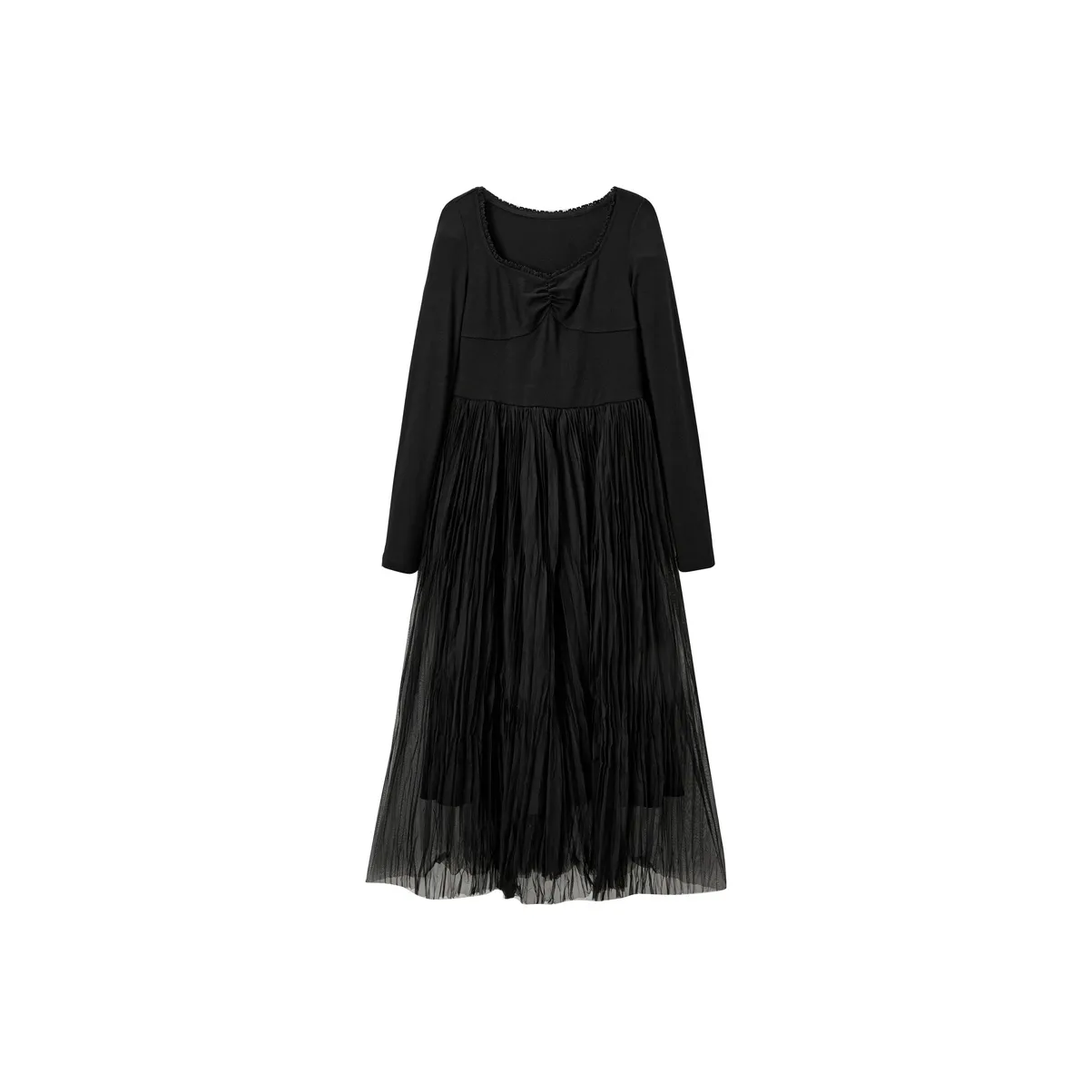 LEDIN Длинное платье с длинным рукавом женское