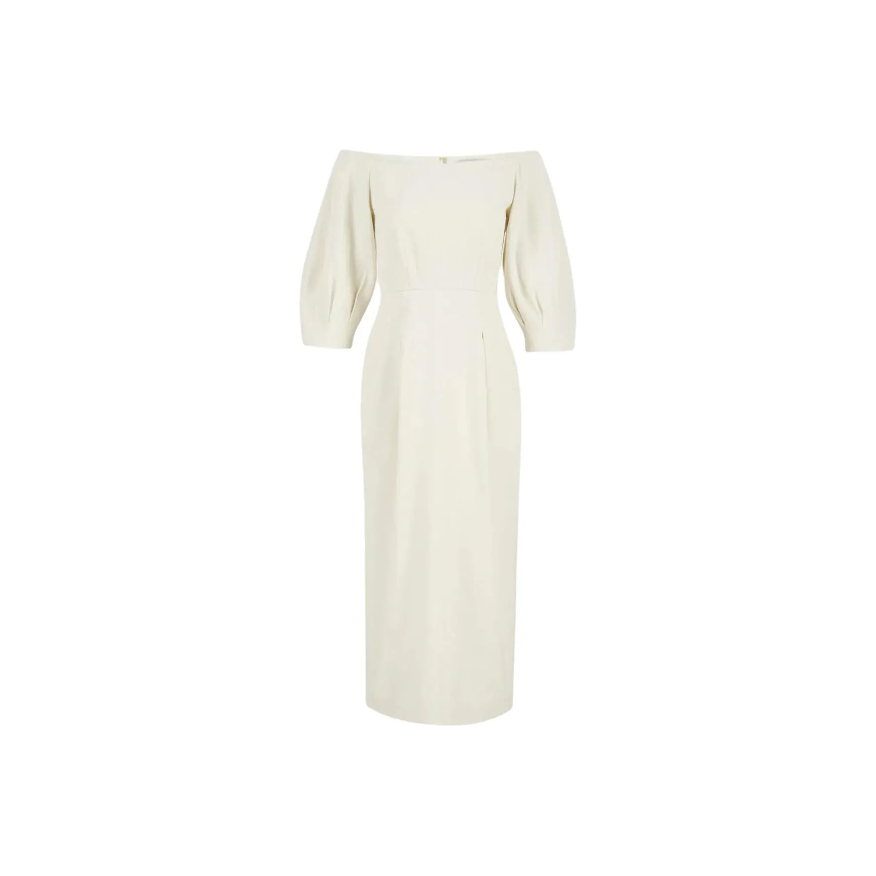 GABRIELA HEARST Short Sleeved Dress Women's Cream