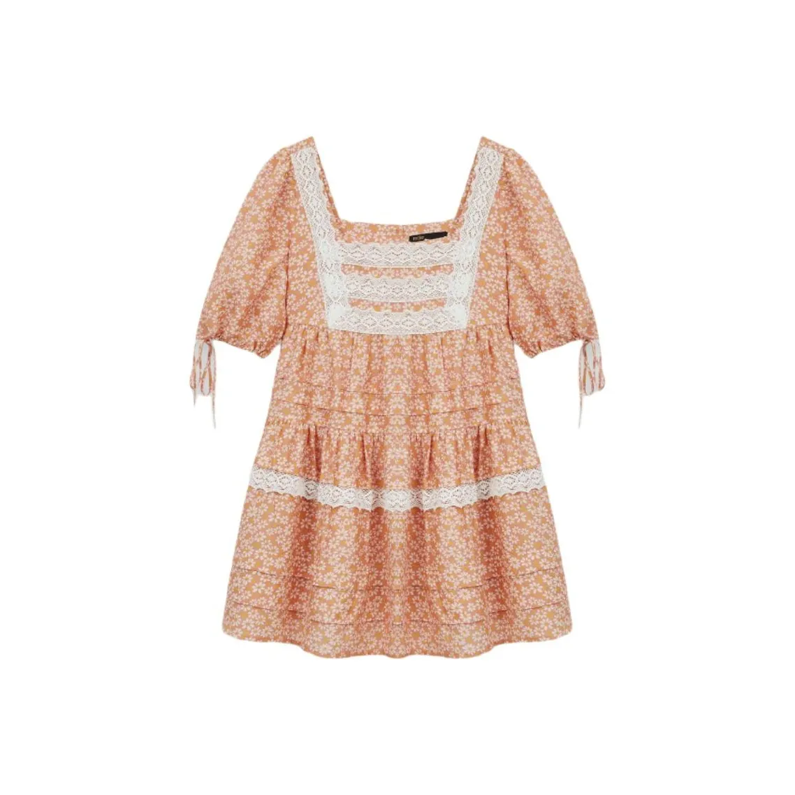 Maje Short Sleeved Dress Women's Pink
