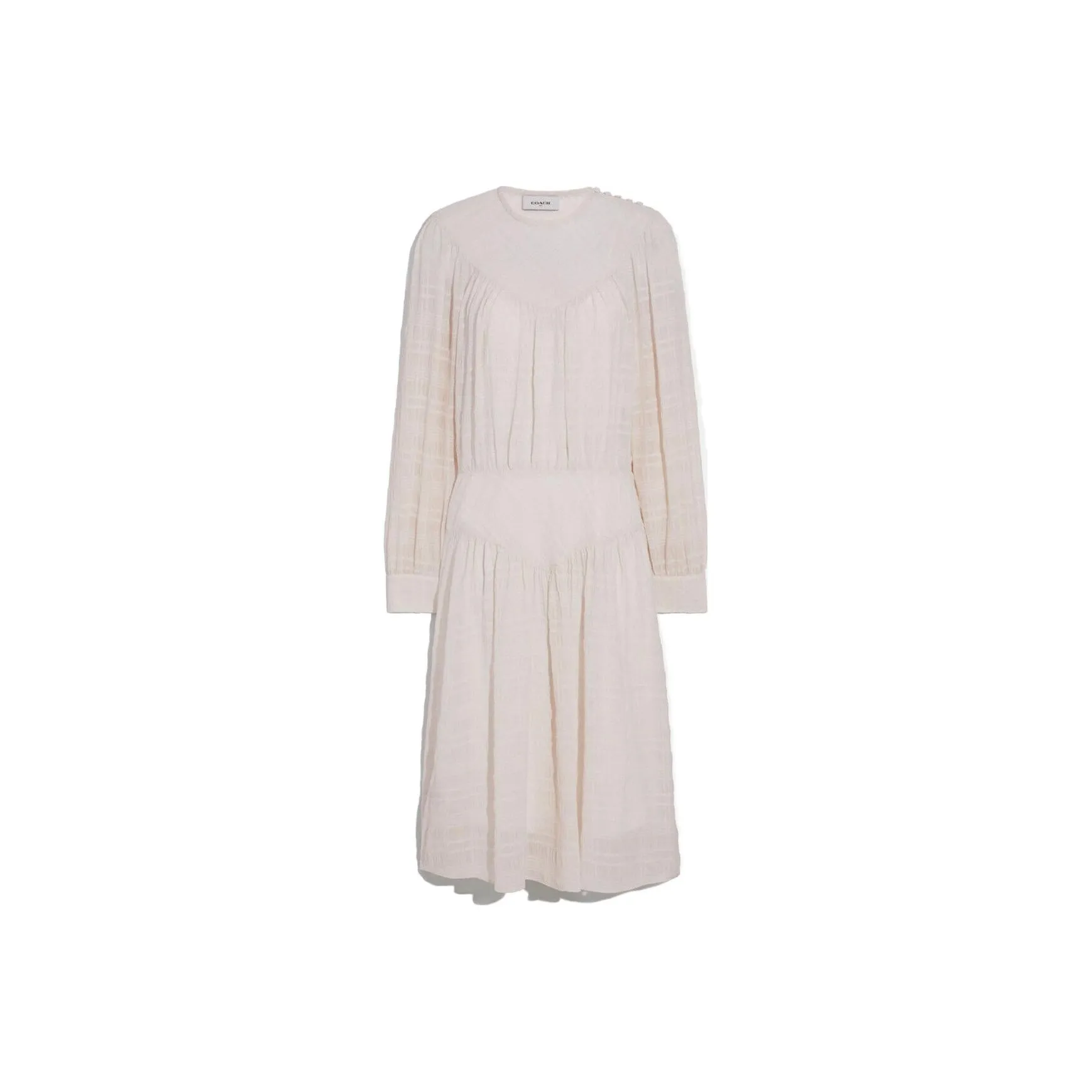 COACH Long Sleeved Dresses Women's Pink