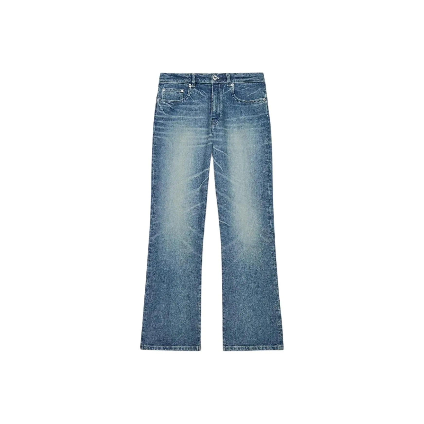KENZO Bara Cropped Denim Jeans