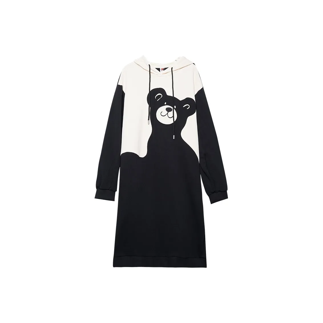 MUGUOGUOMU Long Sleeved Dress Women's Apricot Black