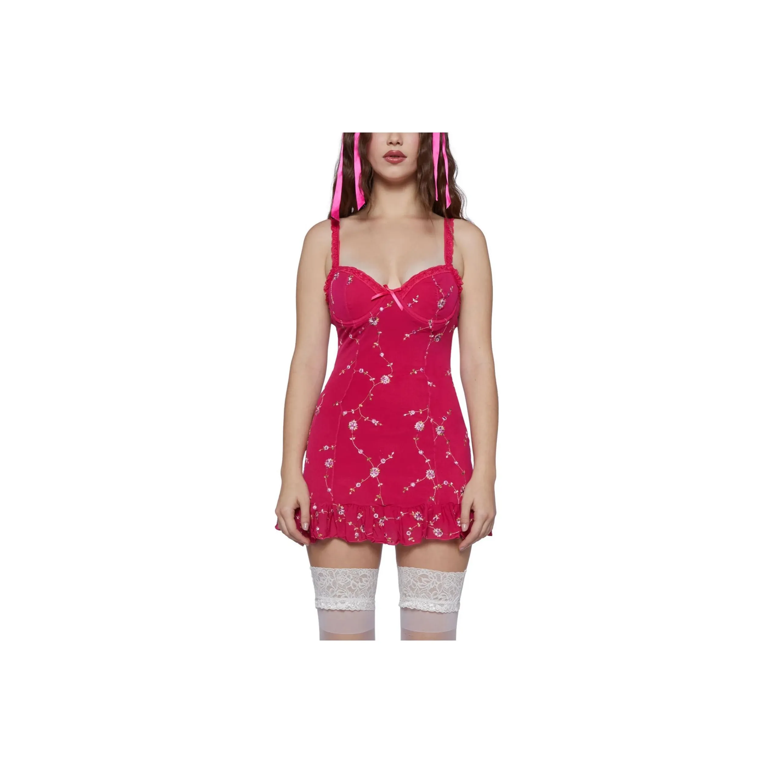 Dolls Kill Sugar Thrillz I'M Детский Мини Юбка Платье Юбка Платье Женское Розовое