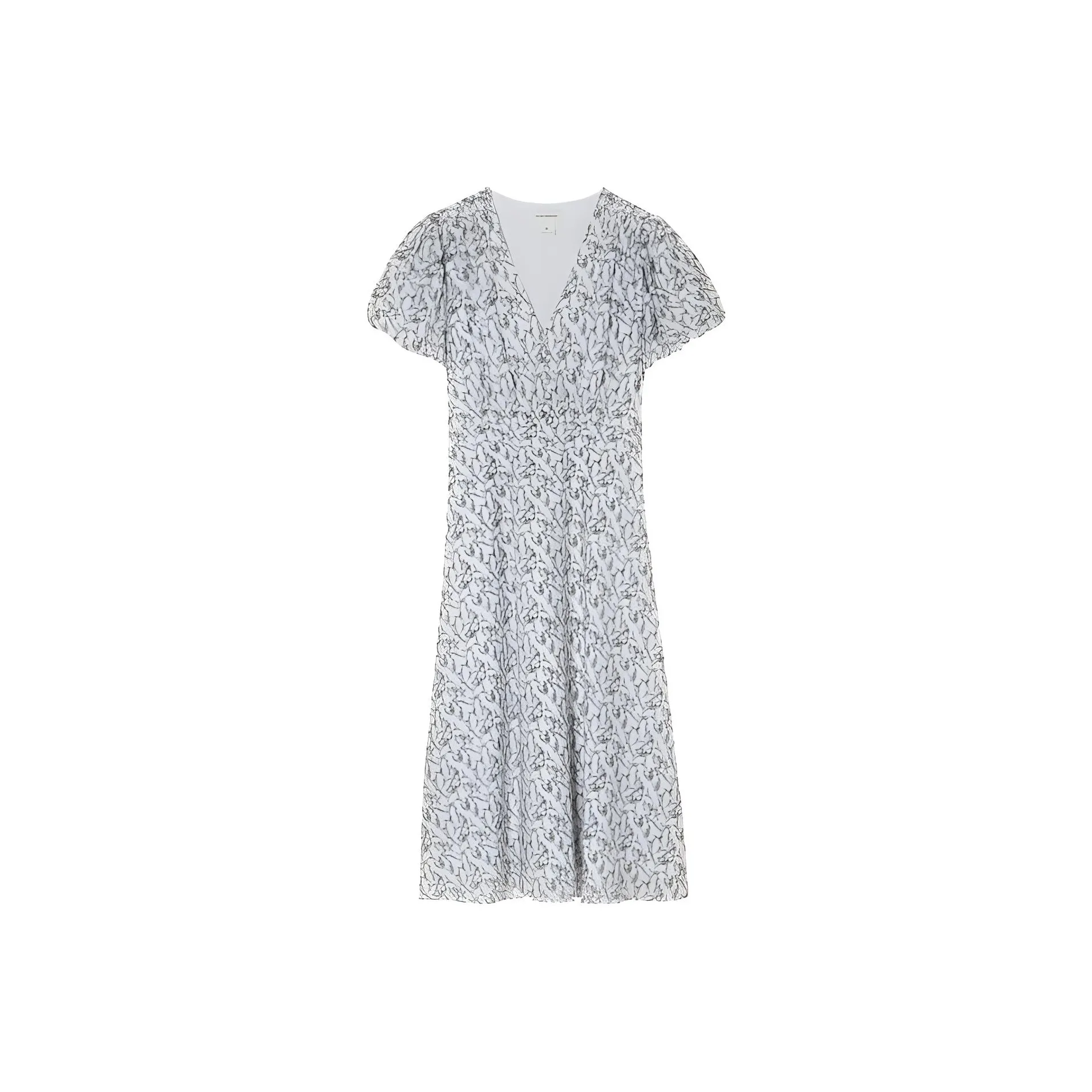 CLUB MONACO Short-Sleeved Dresses Women's Black White