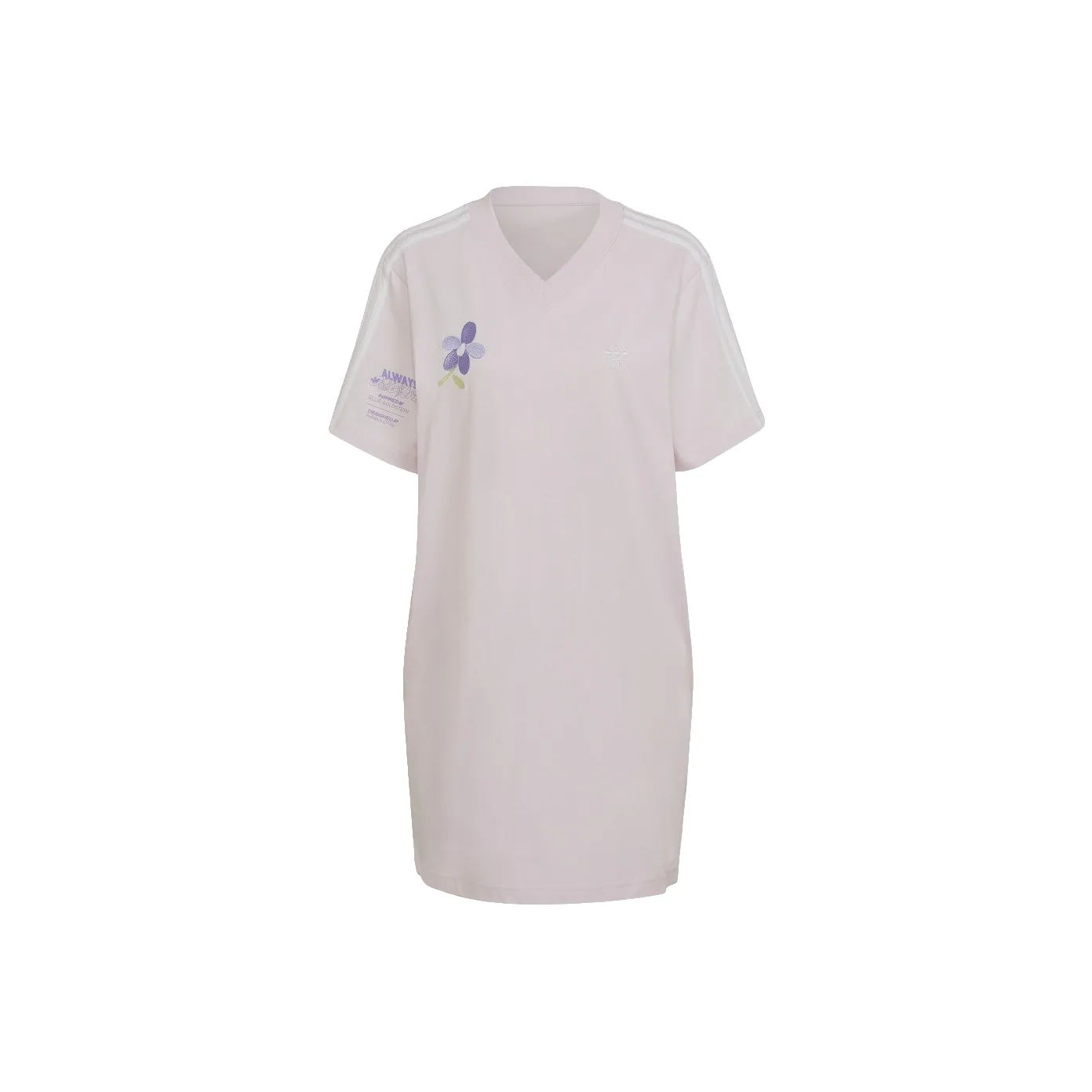 Adidas Short Sleeved Dresses Women's Pink