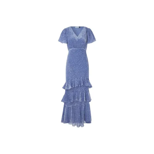 Rixo Blue Женские Короткие Платья с Рукавами