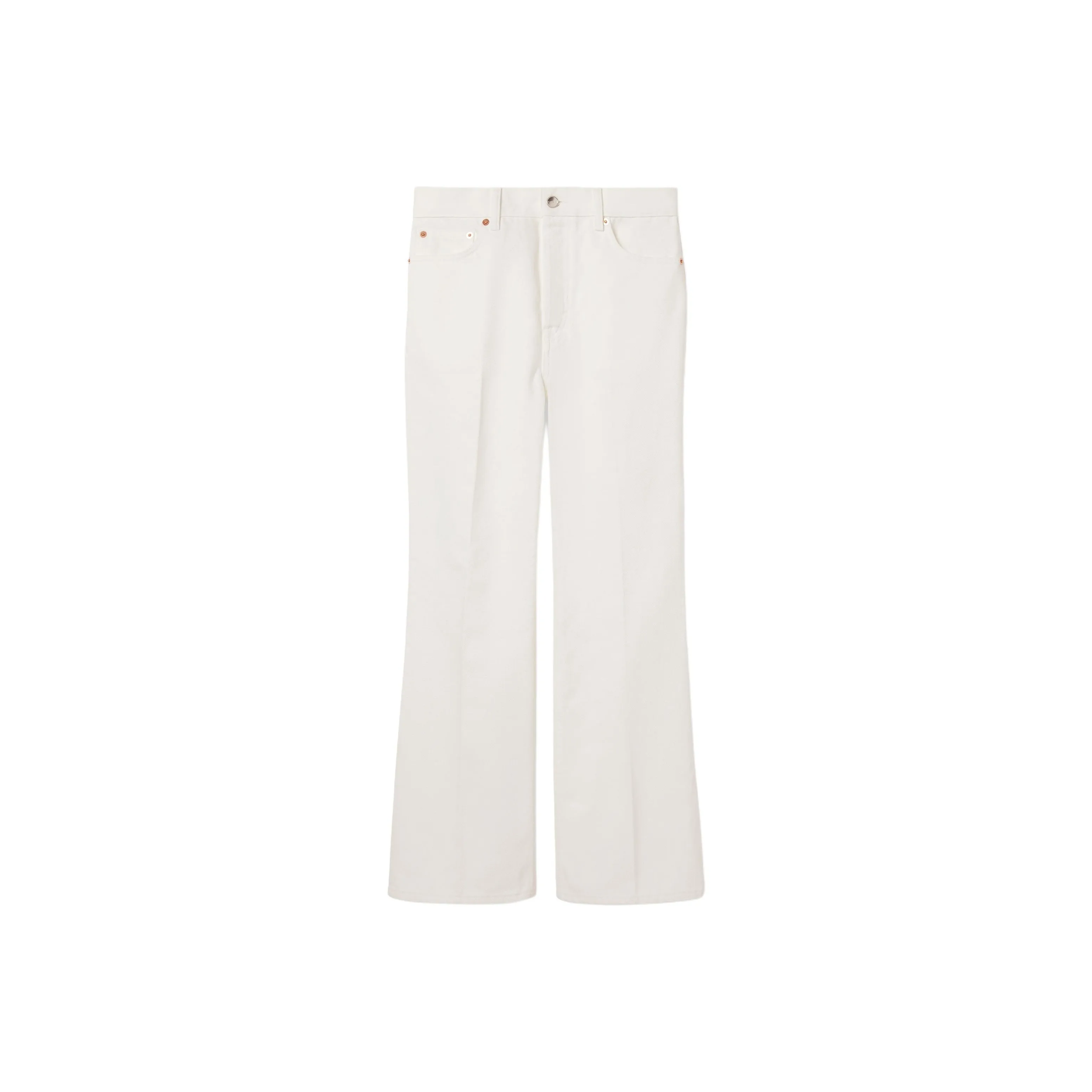 GUCCI Cropped Flared Denim Pants