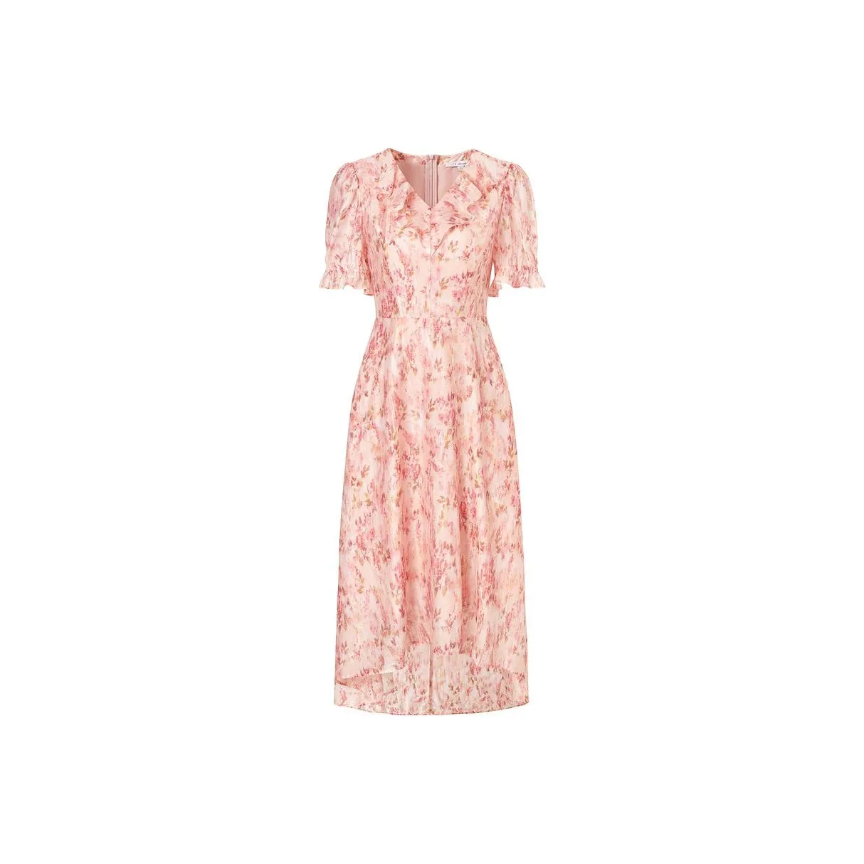 JZ Juzui Short Sleeved Dresses Women's Blossom Pink Red