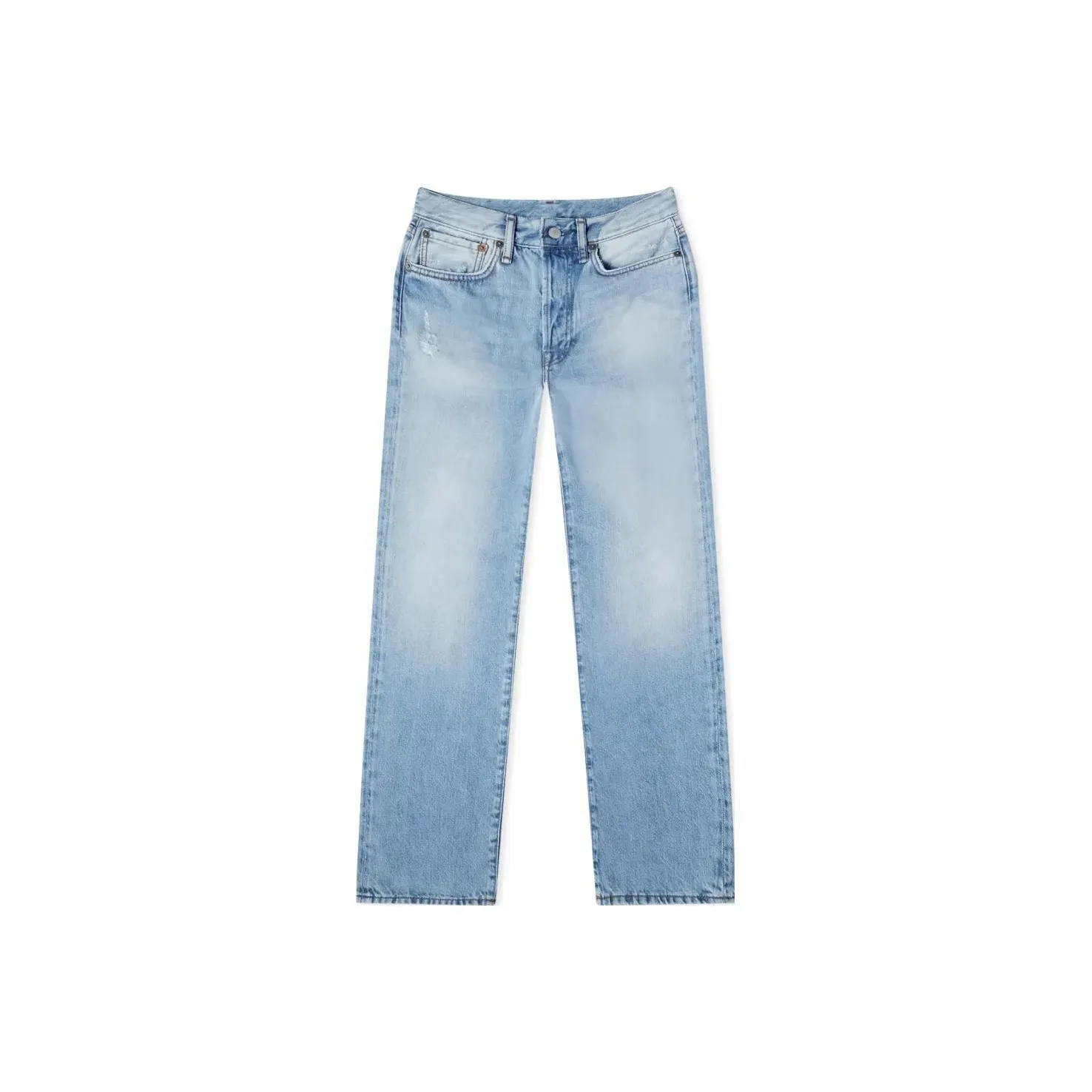 Acne Studios High Waisted Straight Leg Jeans