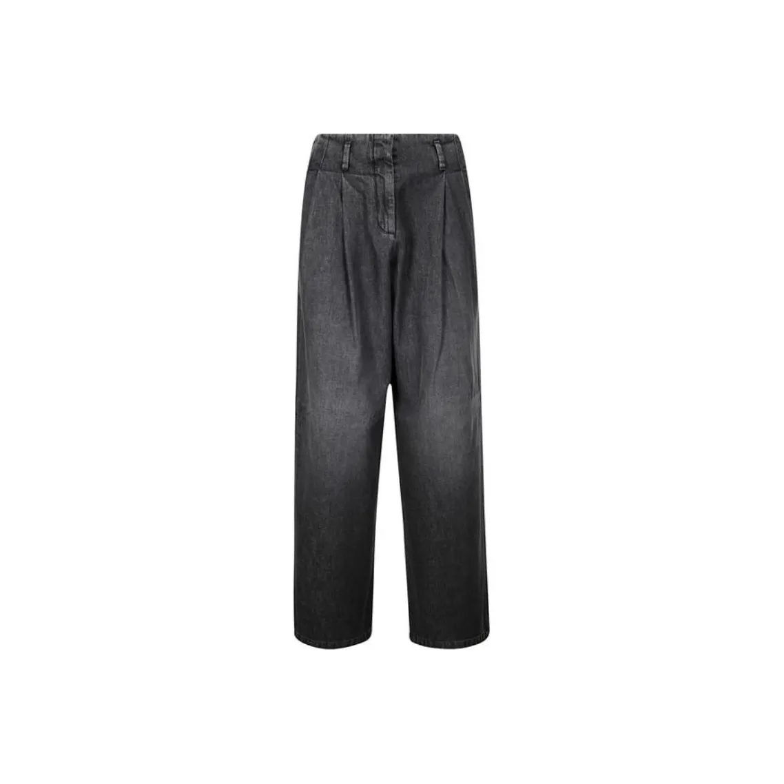 Golden Goose Deluxe Brand High Waist Pleated Wide Leg Jeans
