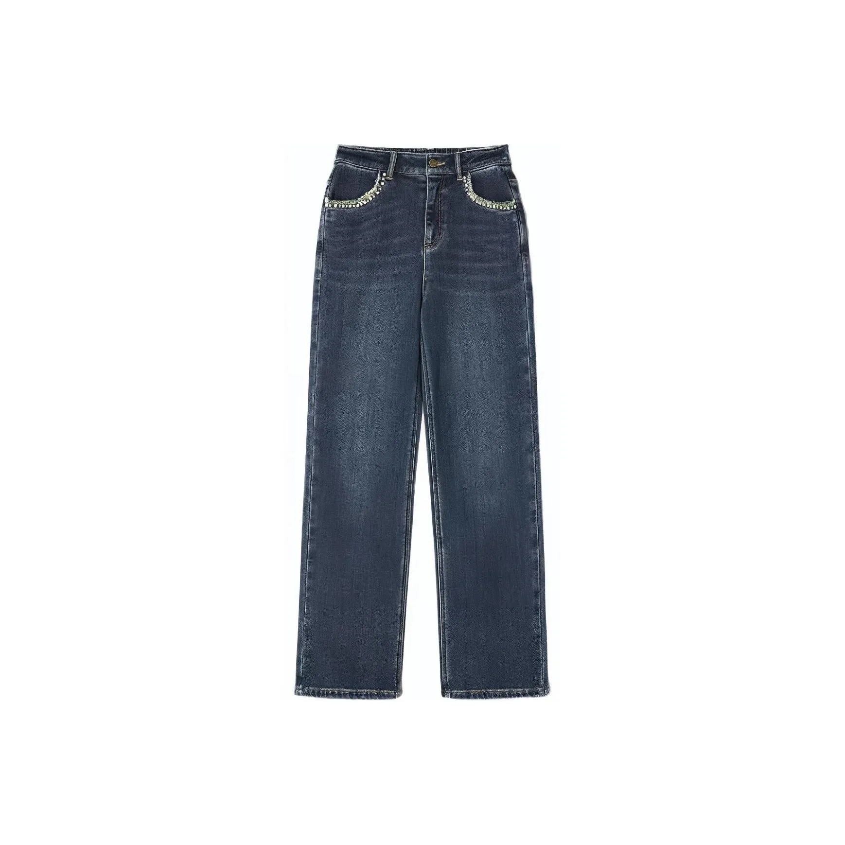YINER GoodLand Jeans Women's Vintage Blue
