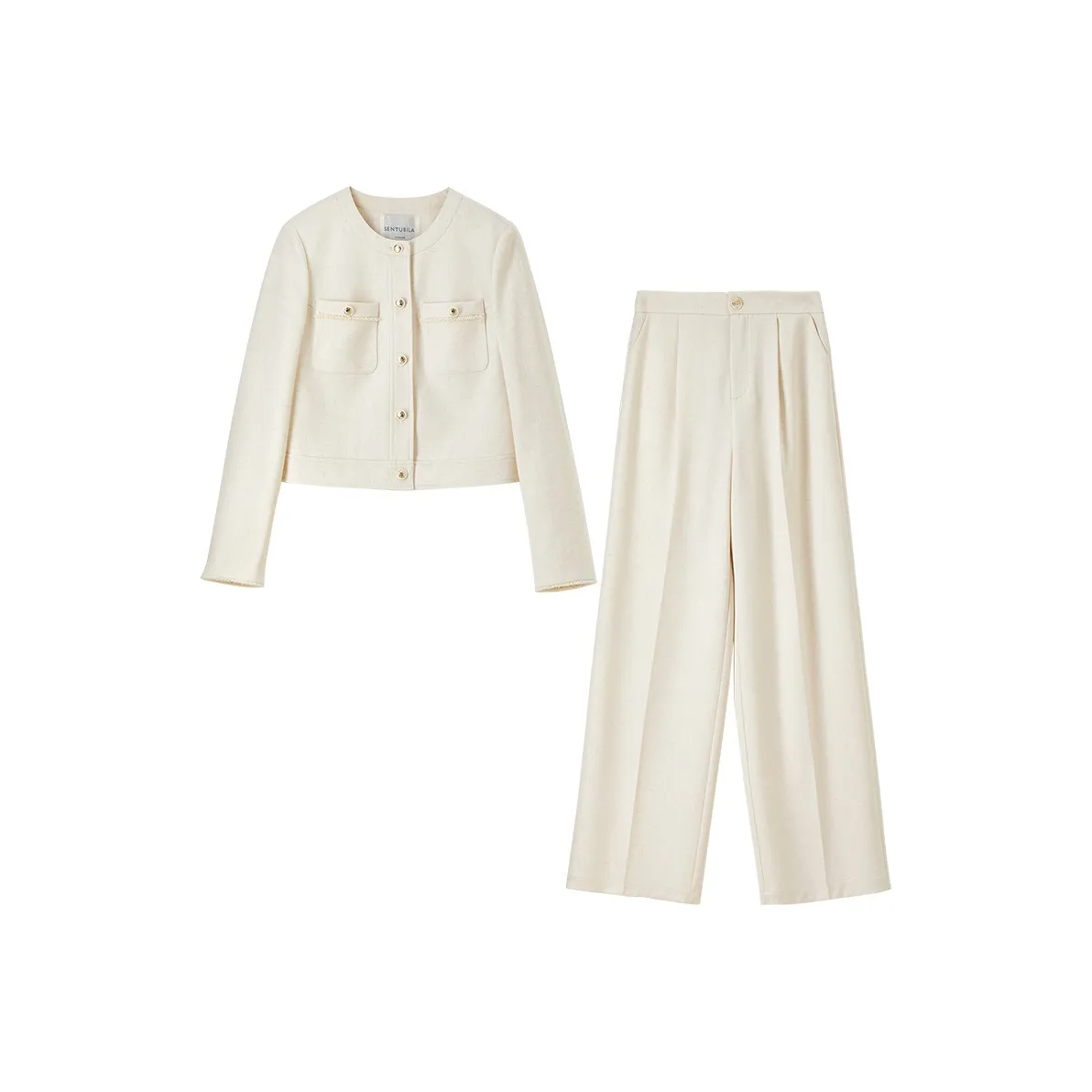 SENTUBILA Повседневный костюм женский абрикосовый