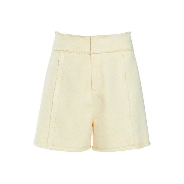 DESIGNICE Casual Shorts Women's Lemon
