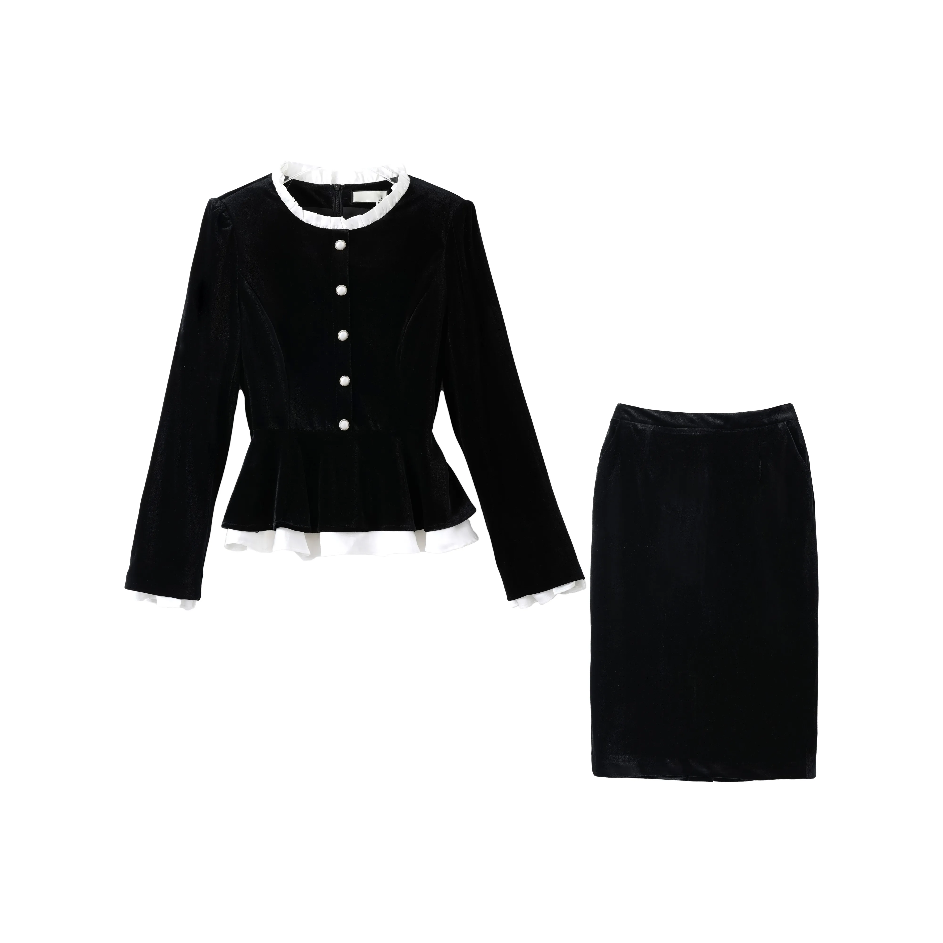 ONE SHALLOW Бизнес-костюм женский черный