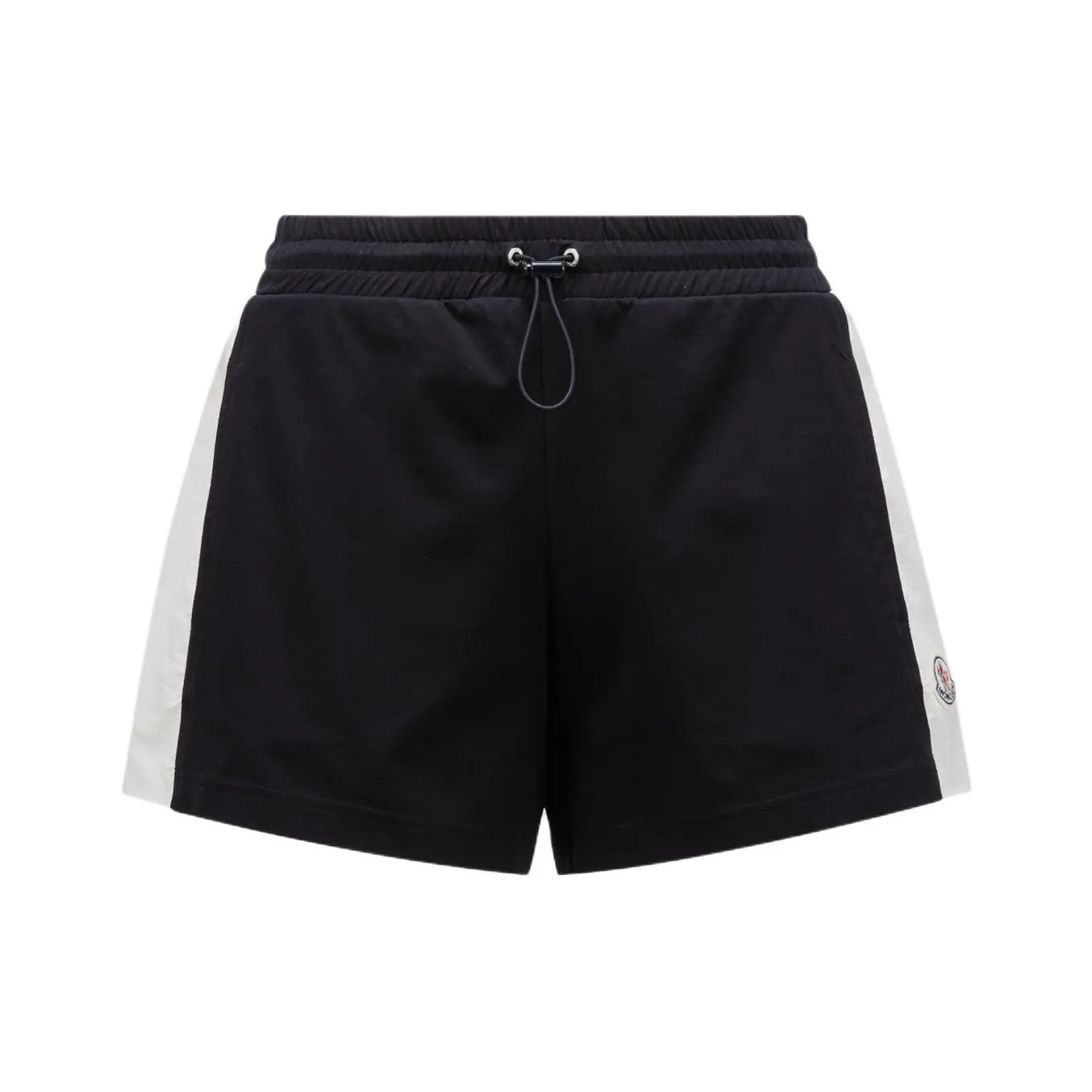 Moncler Logo Patch Drawstring Jersey Shorts