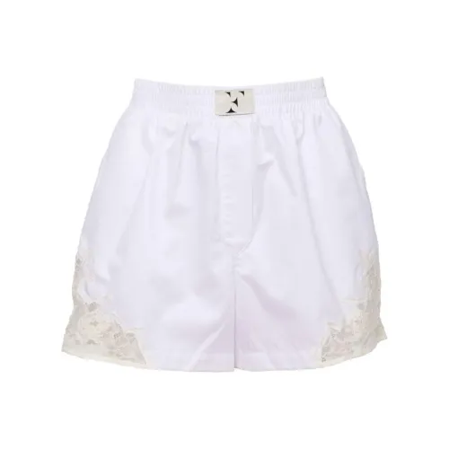 Fleur Du Mal Белые Женские Повседневные Шорты