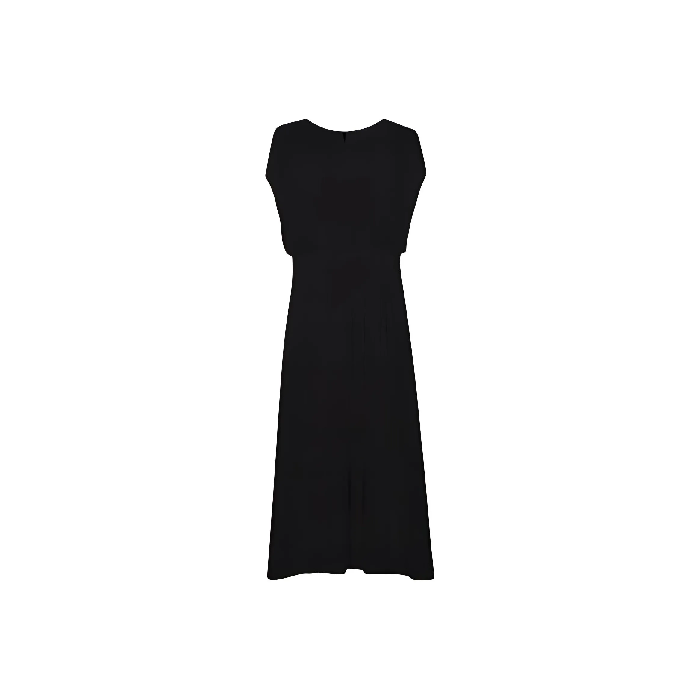 Roselingling Short Sleeved Dress Women's Elegant Black