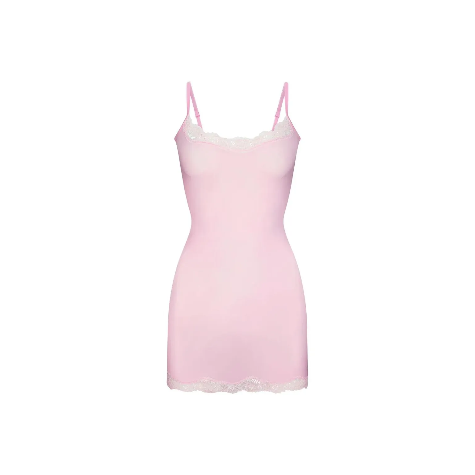SKIMS FITS EVERYBODY LACE SLIP DRESS Slip Dresses Women's .Imgur.com CHERRY BLOSSOM TONAL/Cherry Blossom Color
