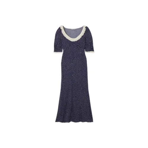 Rixo Blue Женские Короткие Платья с Рукавами