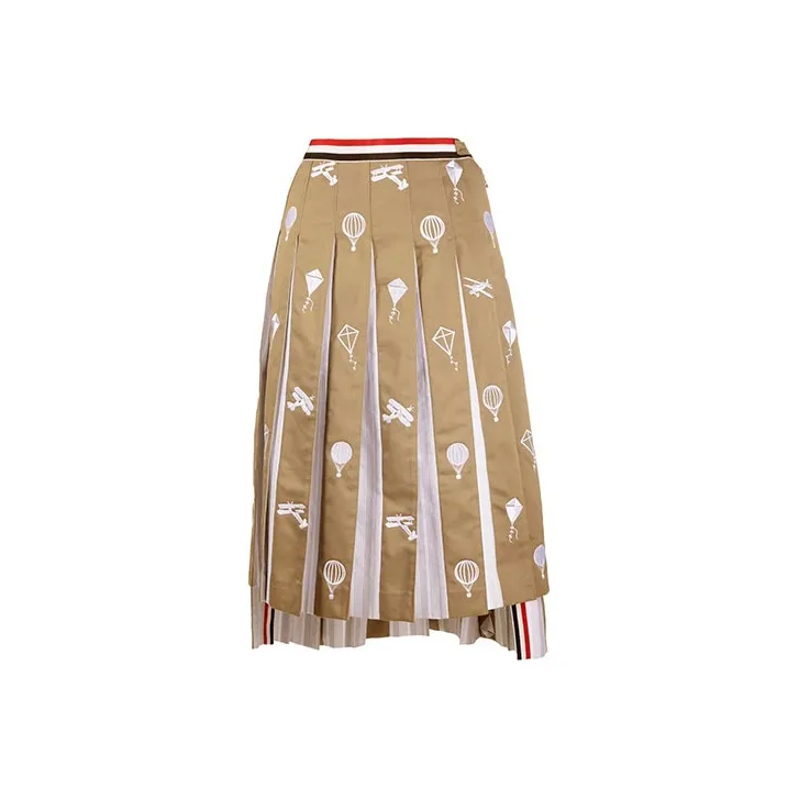THOM BROWNE Casual Long Skirts Women's Brown