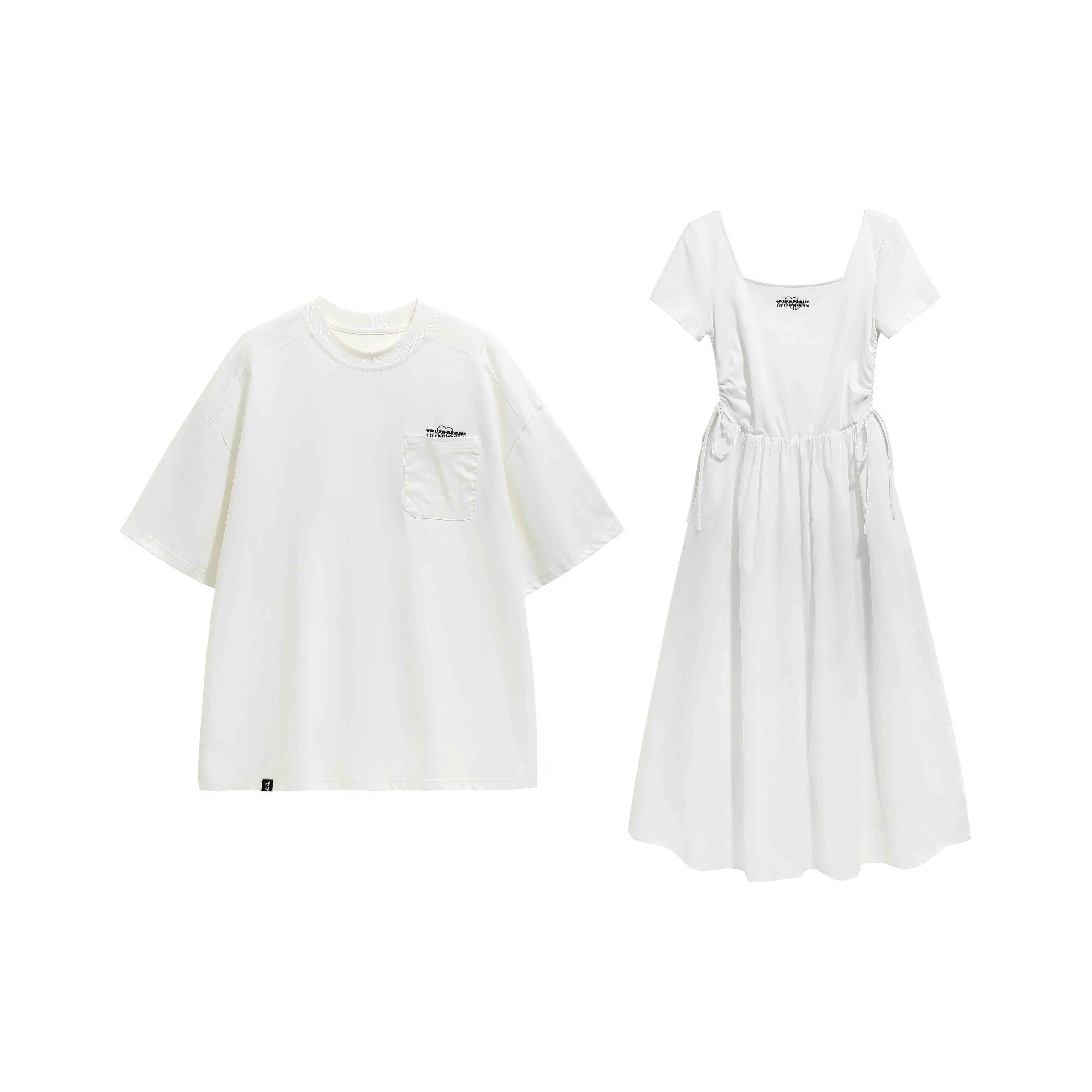 Tryforlove Белый набор Унисекс Парные комплекты