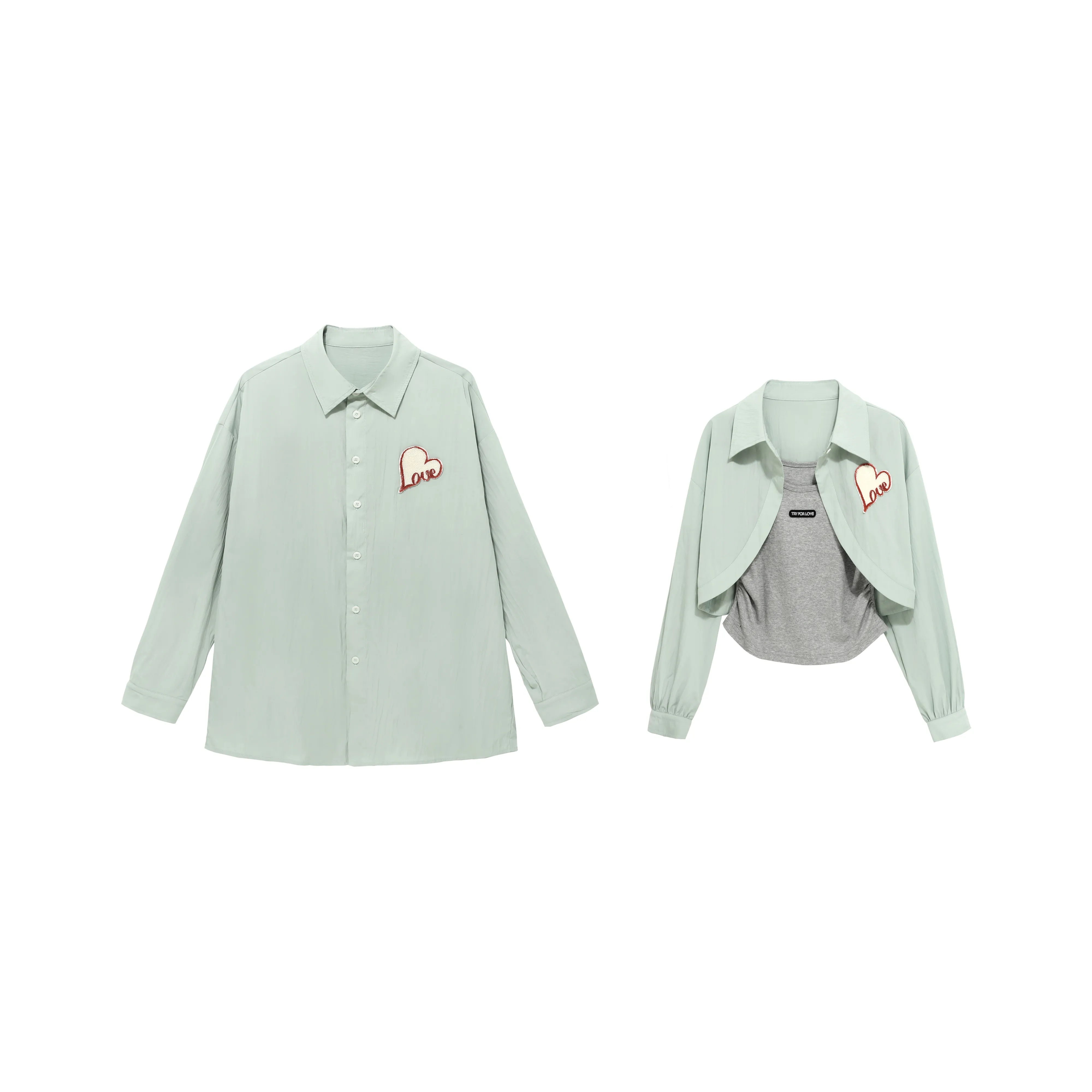 Tryforlove Комплект для пары Унисекс Зеленый