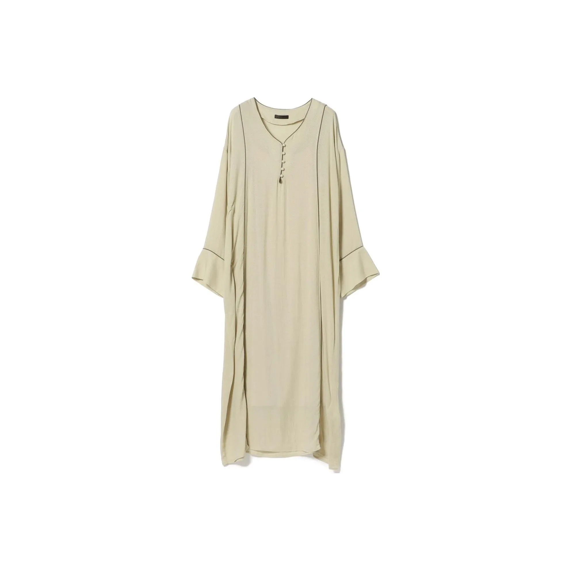 Beams Long Sleeved Dresses Women's Light Green