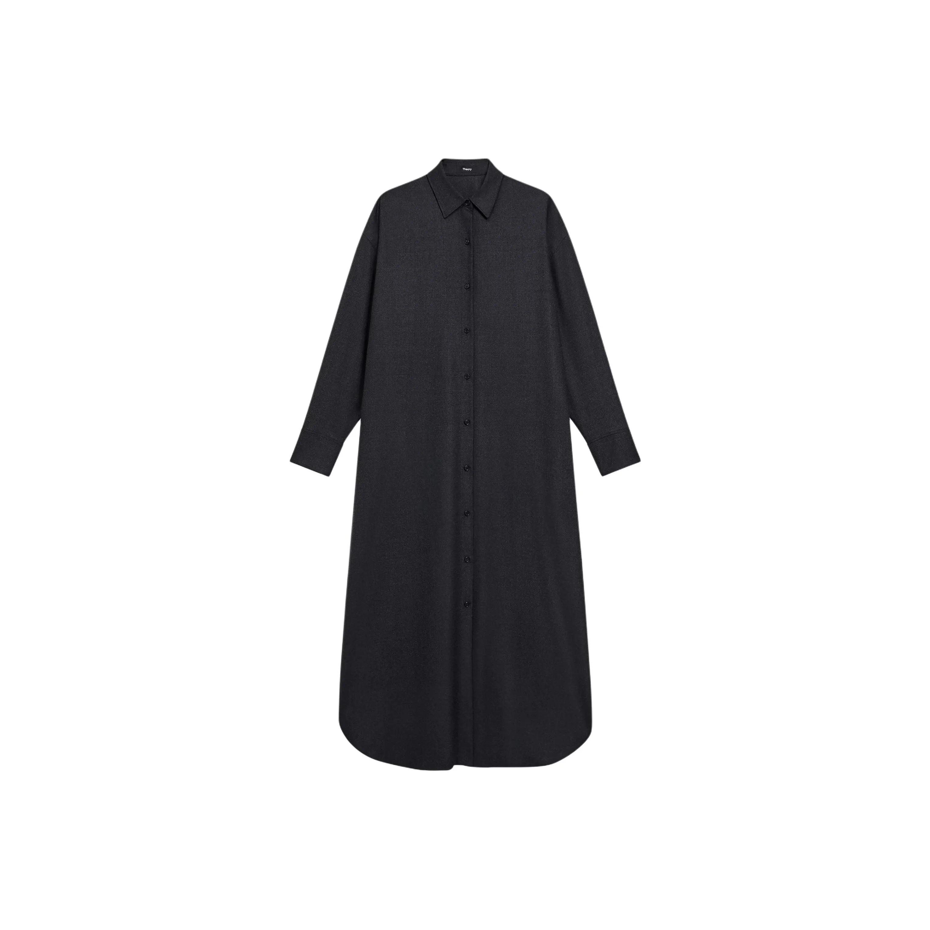 THEORY Long-Sleeved Dresses Women's Charcoal Gray