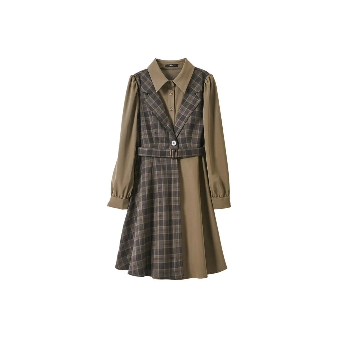 Dme Шоколад Женские Длинные Платья с Рукавами