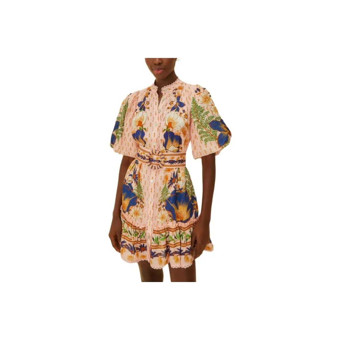Farm Rio Short Sleeved Dresses Women's Multicolor