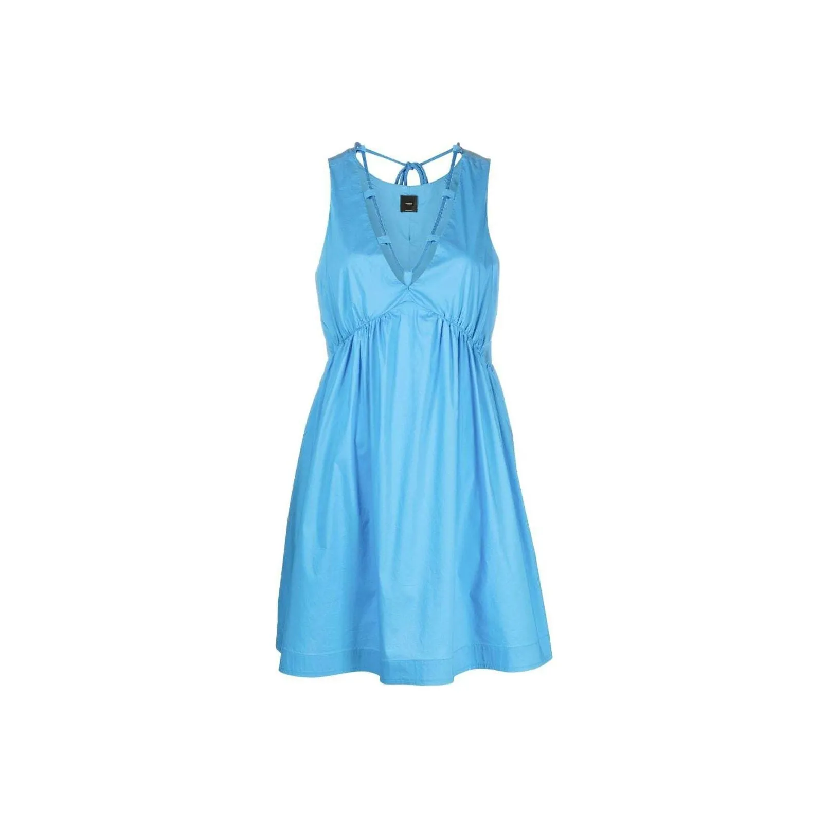 PINKO SS24 Sleeveless Dress Women's Sky Blue