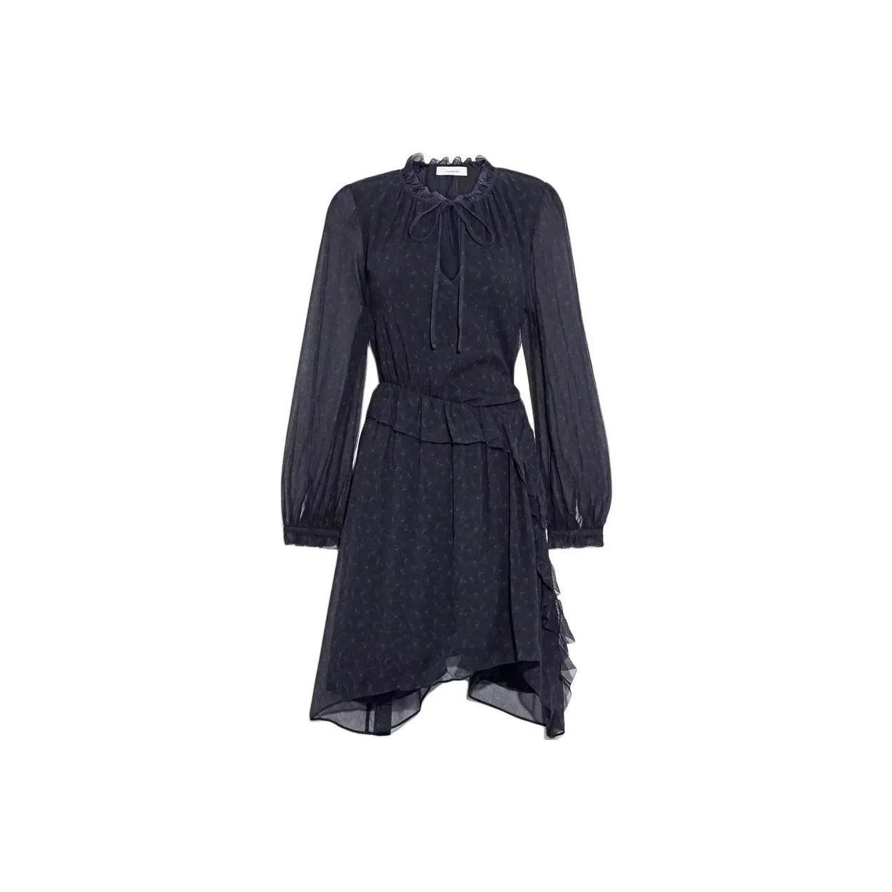 COACH Long Sleeved Dress Women's Marine Blue