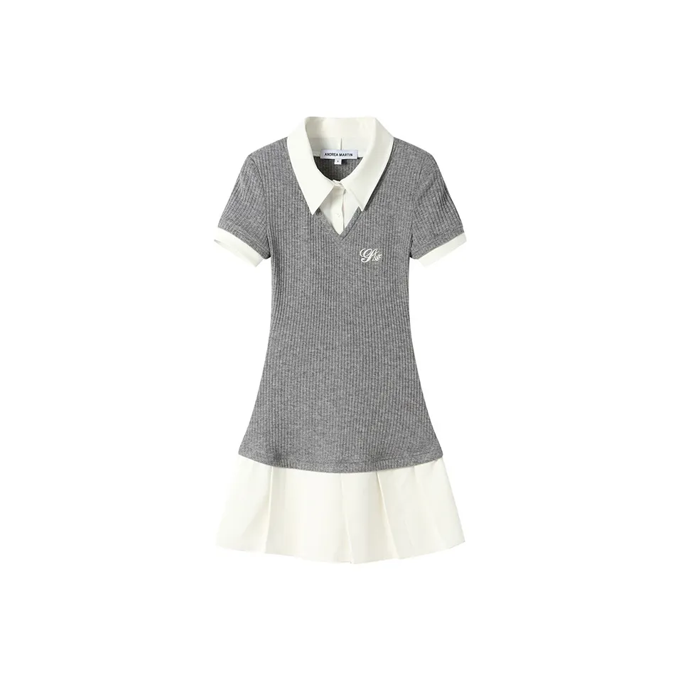 ANDREA MARTIN Короткий рукав Платье Женское