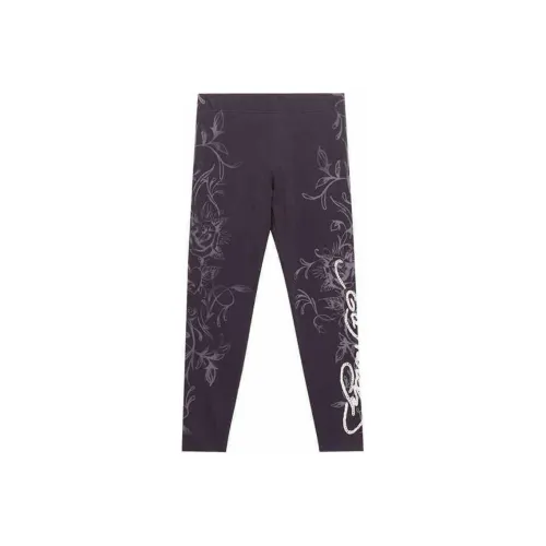 Ed Hardy Черные Женские Леггинсы