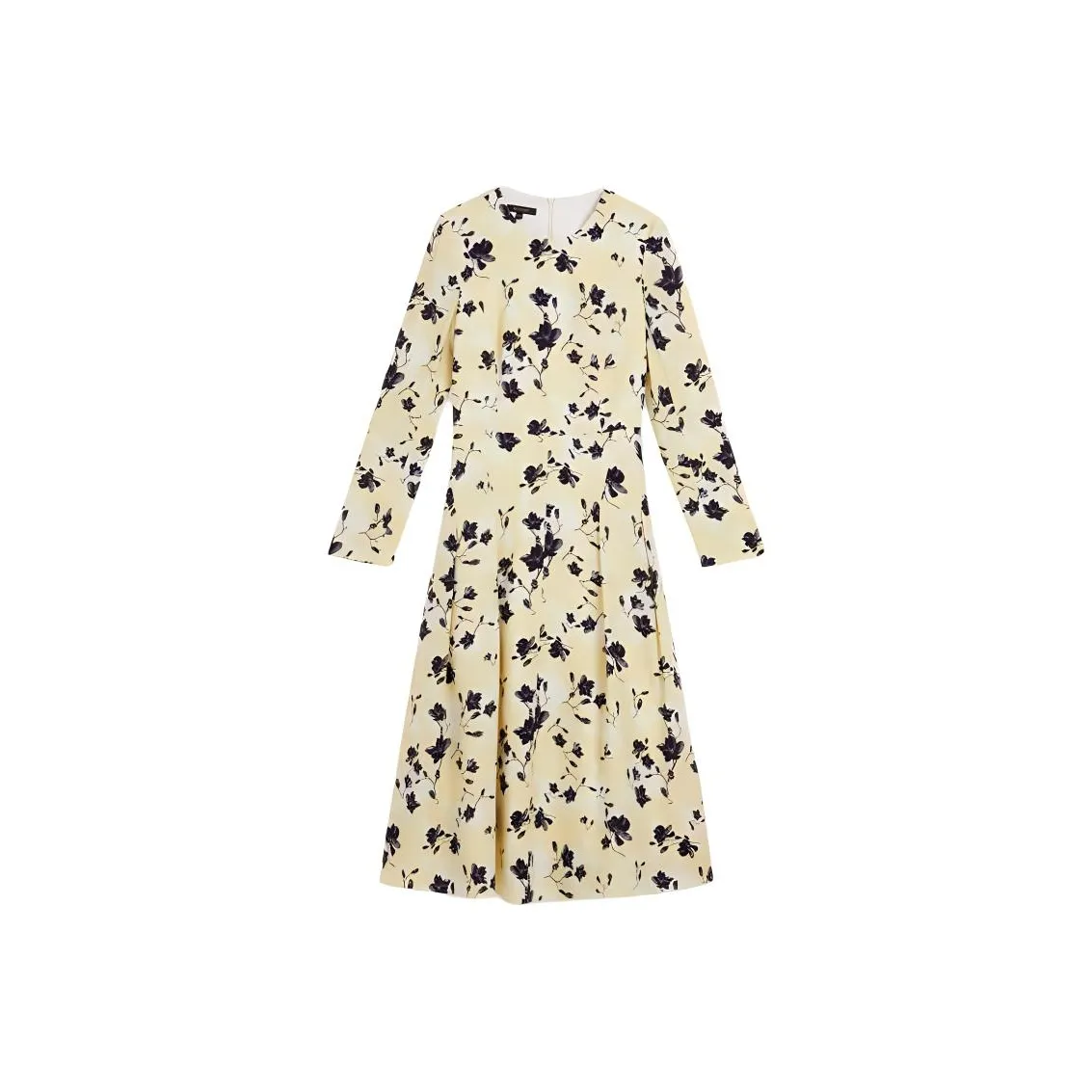 Yiner Long Sleeved Dresses Women's Light Yellow