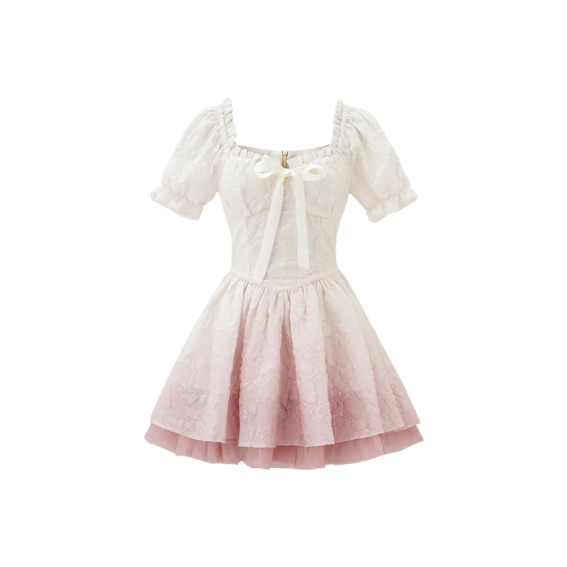 ABBY GODDESS Короткое платье с короткими рукавами женское розовое