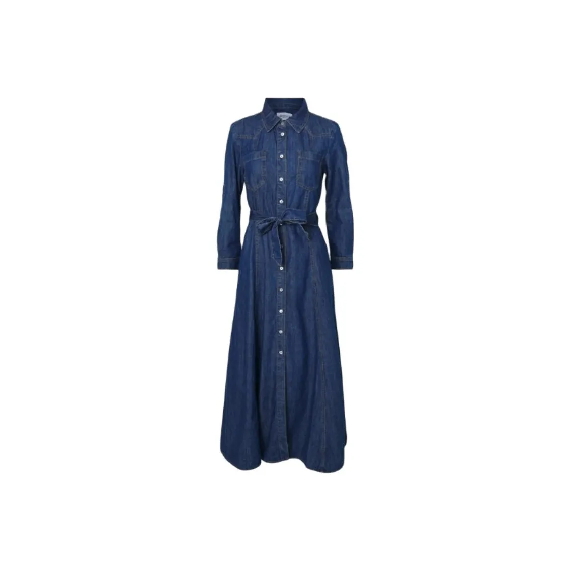 Marella FW24 Long Sleeved Dresses Women's Denim Blue
