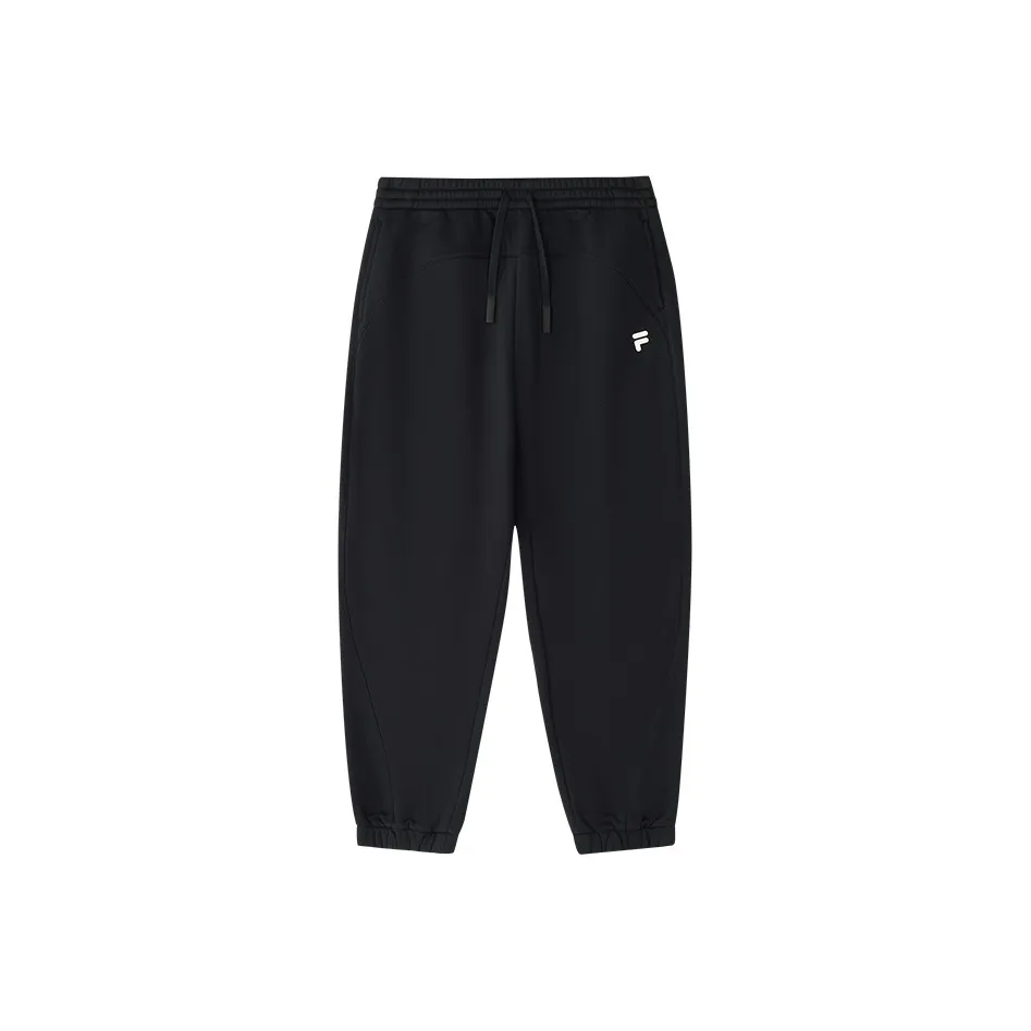 FILA FUSION URBAN TECH Вязаные спортивные брюки женские цвет черный Jet