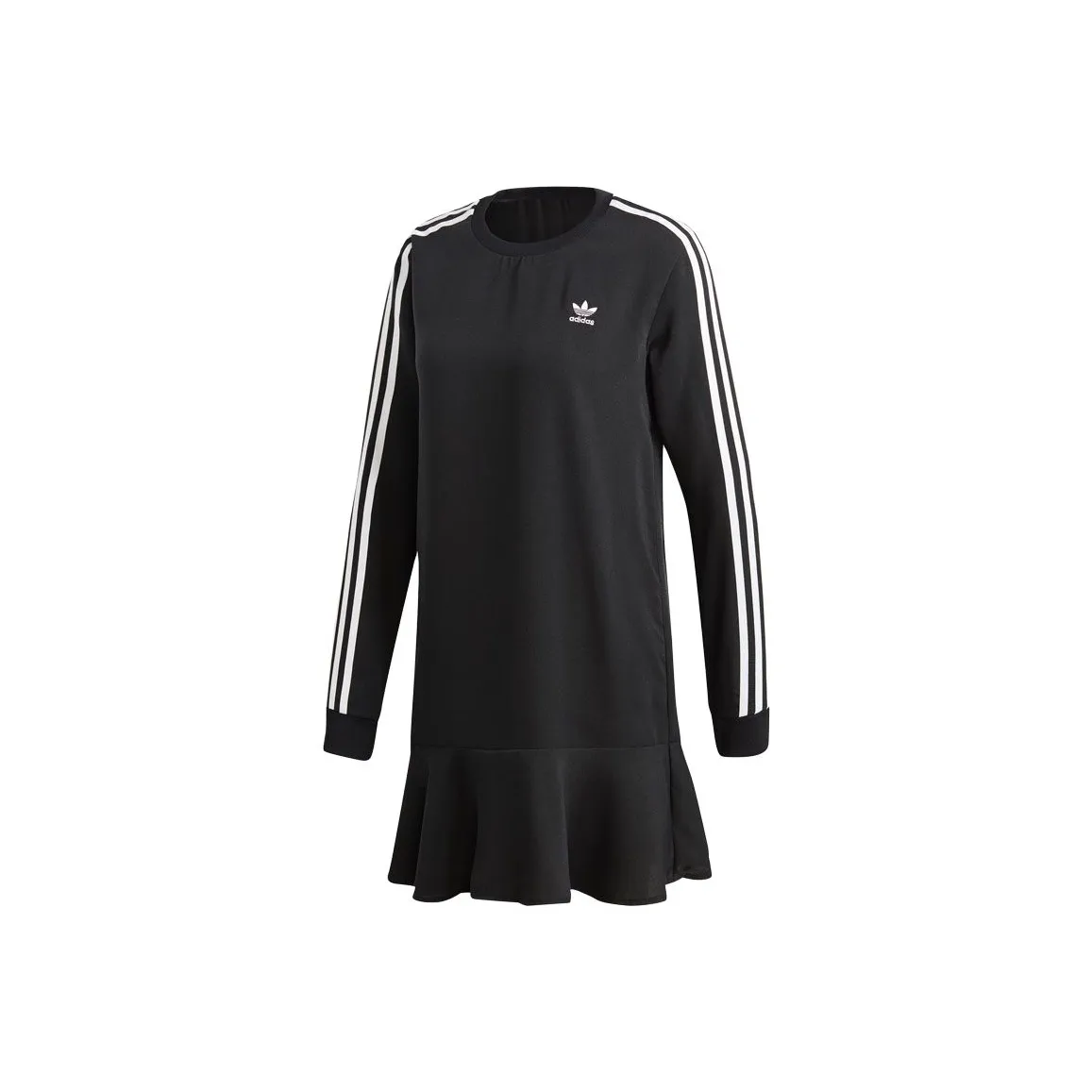 Adidas Originals Long Sleeved Dresses Women's Black