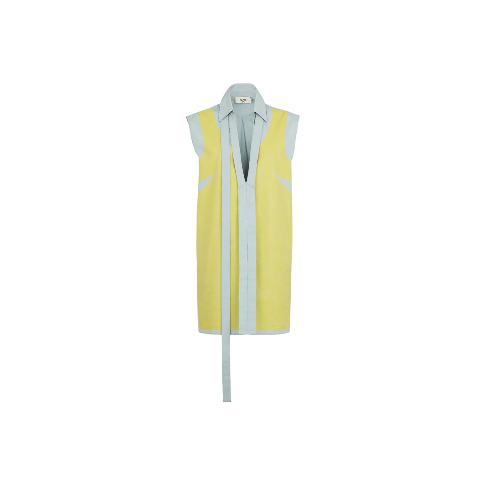 FENDI Sleeveless Poplin Dress