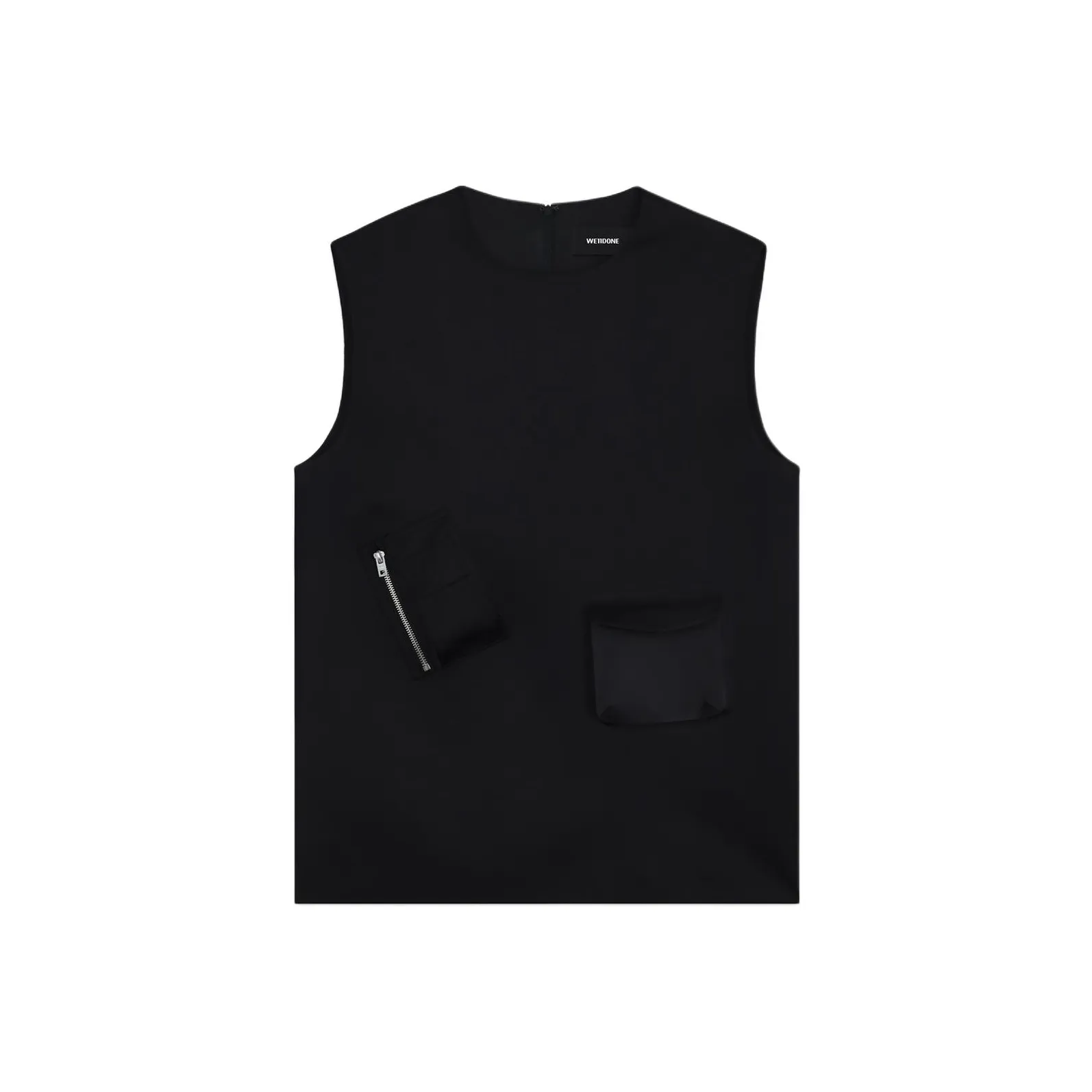 WE11DONE SS24 Sleeveless Dress Women's Black